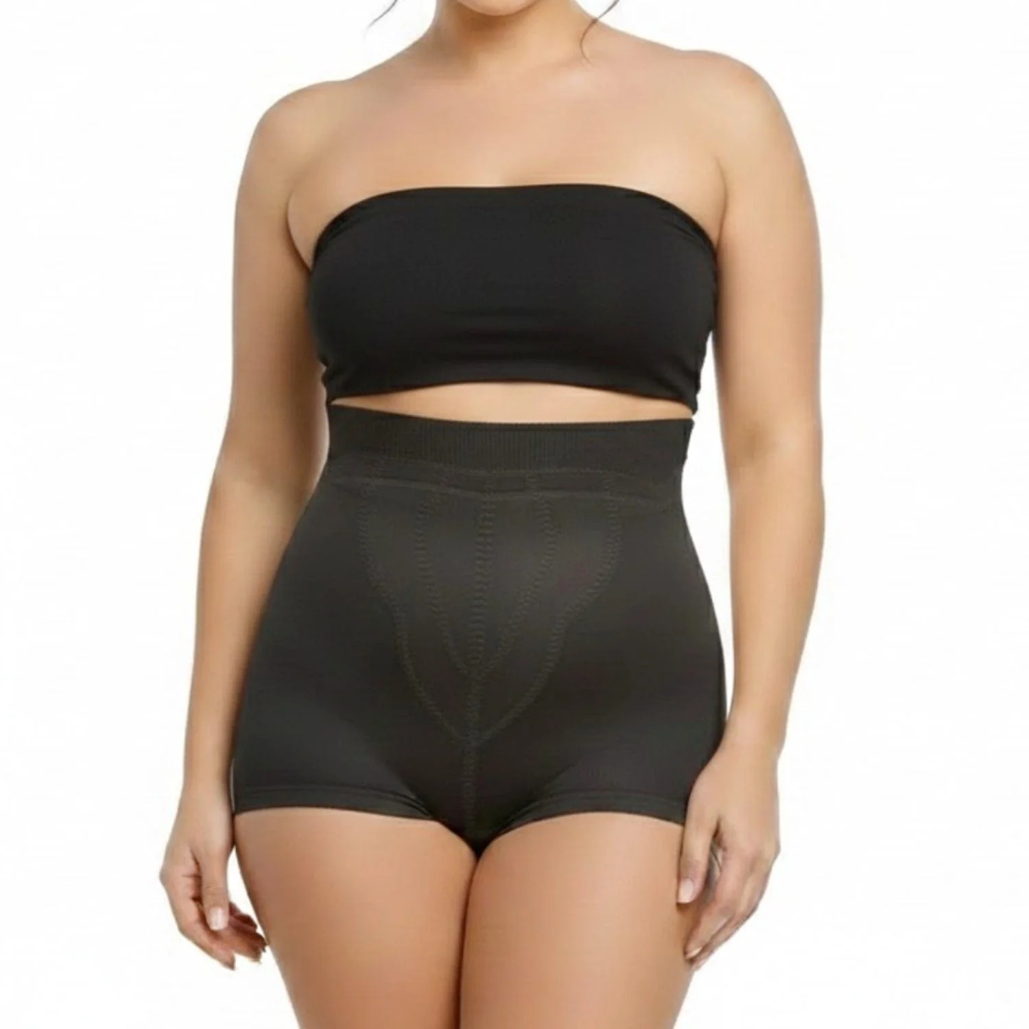 High Waist Panty Brief with Tulip Front Panel | Memory Compression Fabric | Medium Support | Style 6296 - Image 6