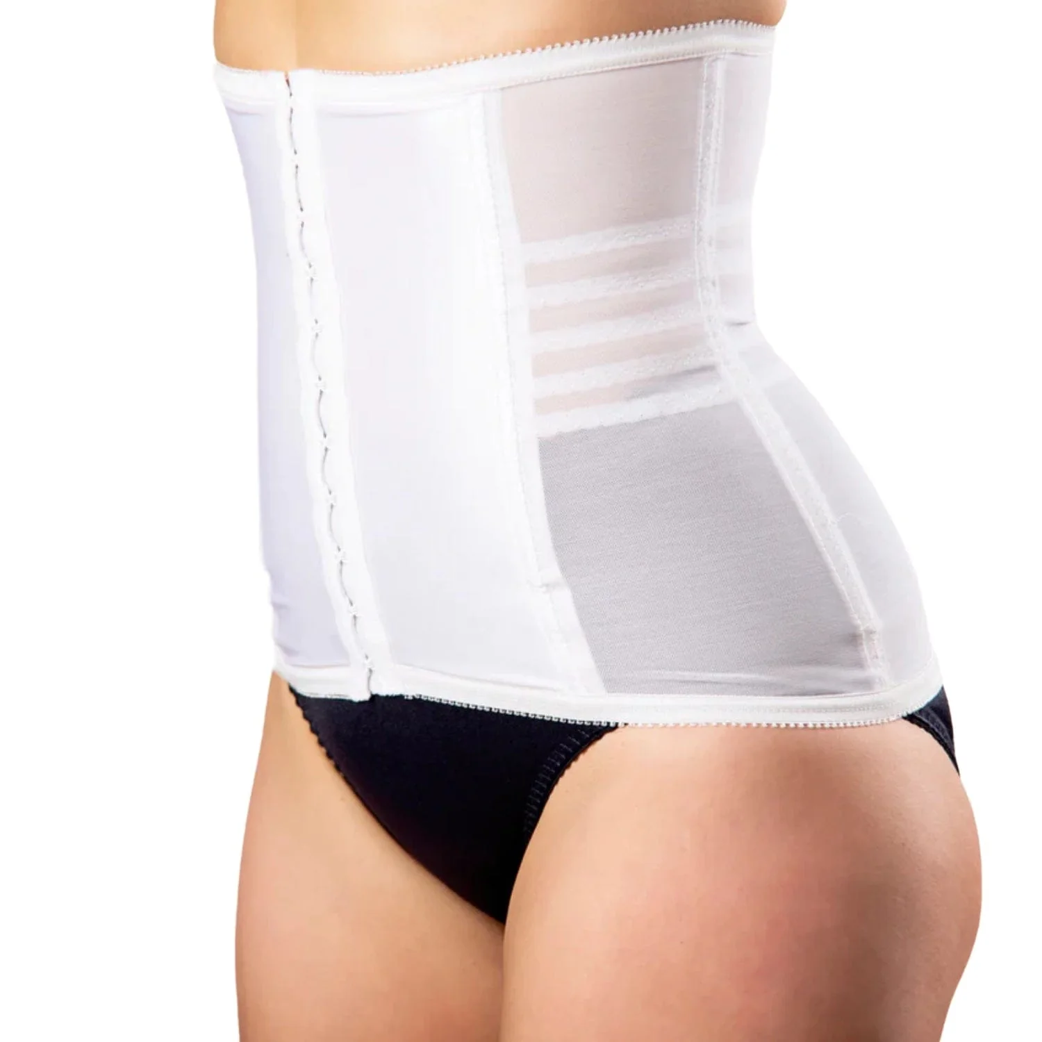 Shapette Powermesh Satin Panel Waist Cincher | Style 821 - Image 8