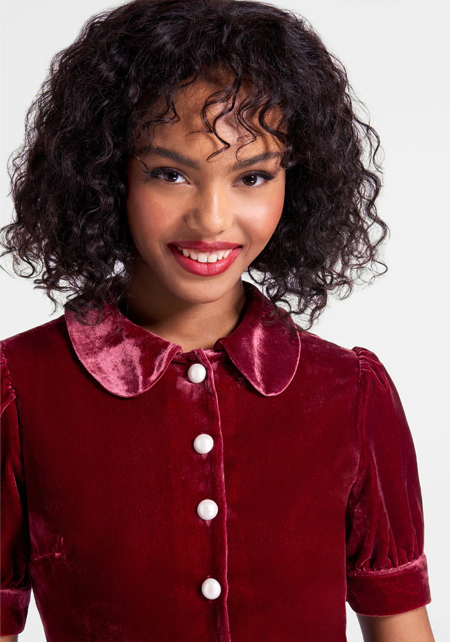 Such A Stunner Velvet Shirt Dress (Final Sale) - Image 6