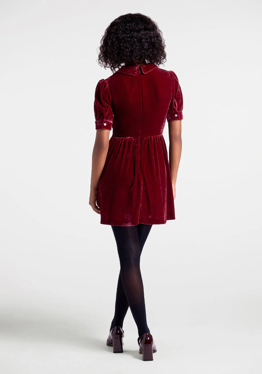 Such A Stunner Velvet Shirt Dress (Final Sale) - Image 8