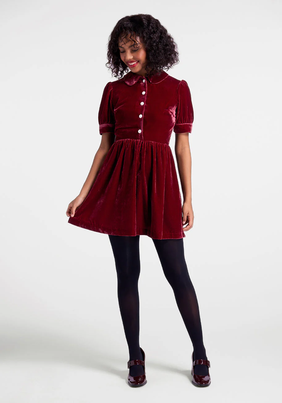 Such A Stunner Velvet Shirt Dress (Final Sale) - Image 9