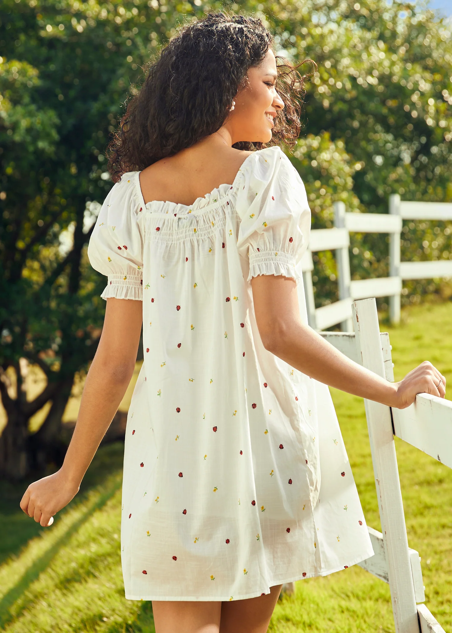 Summertime Garden Stories Smocked Mini Dress (Final Sale) - Image 3