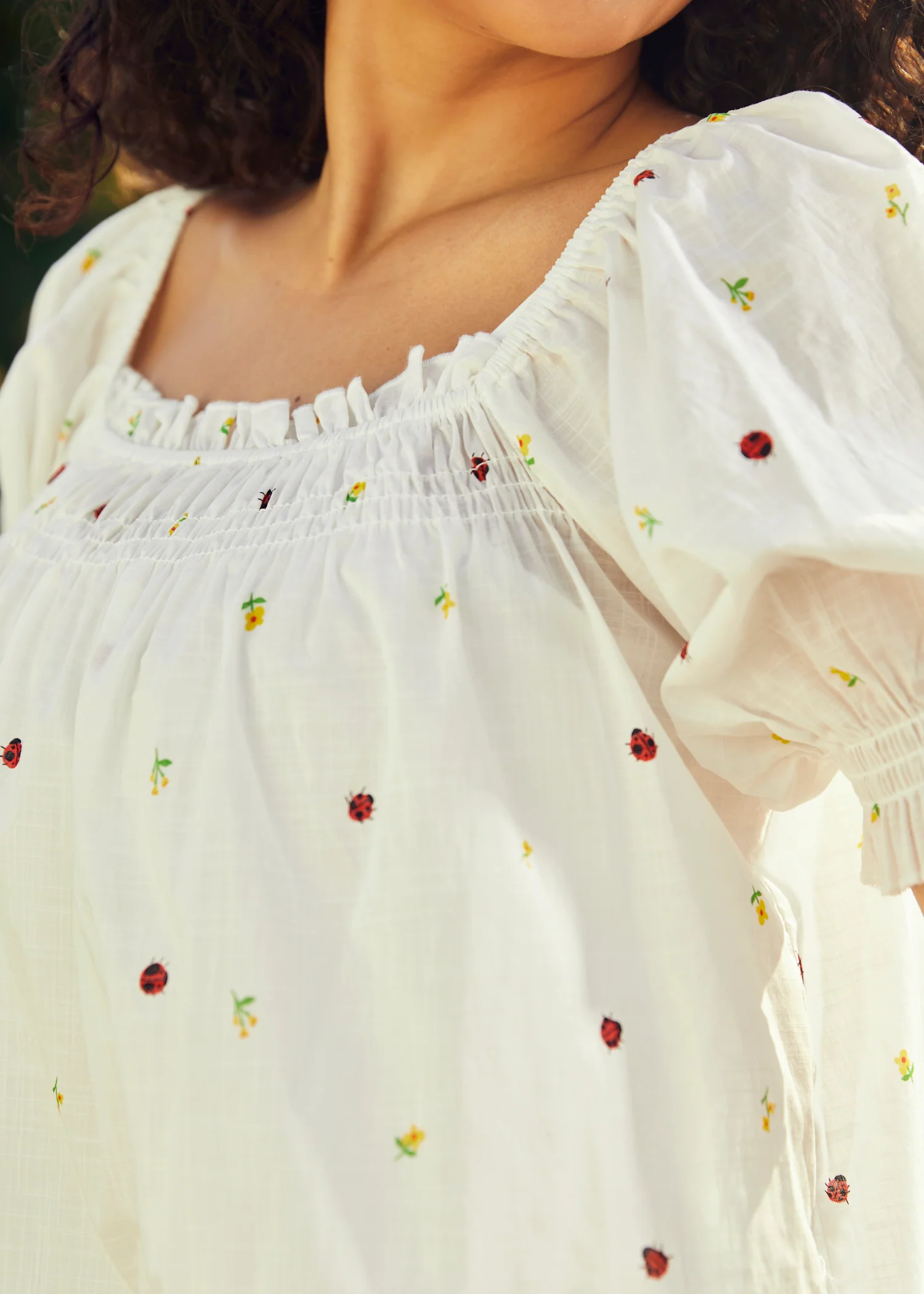 Summertime Garden Stories Smocked Mini Dress (Final Sale) - Image 4