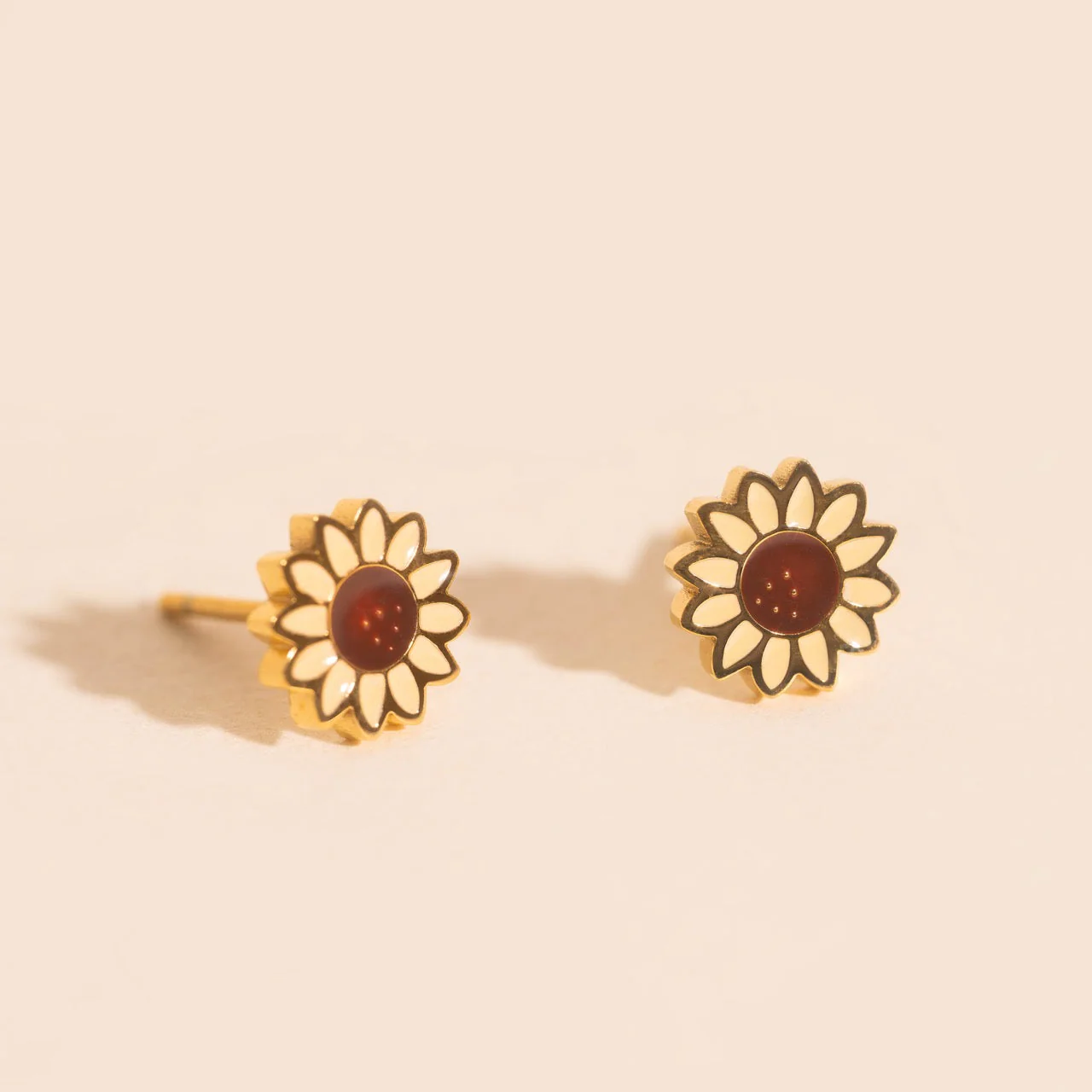 Sunflower Stud Earrings - Image 5