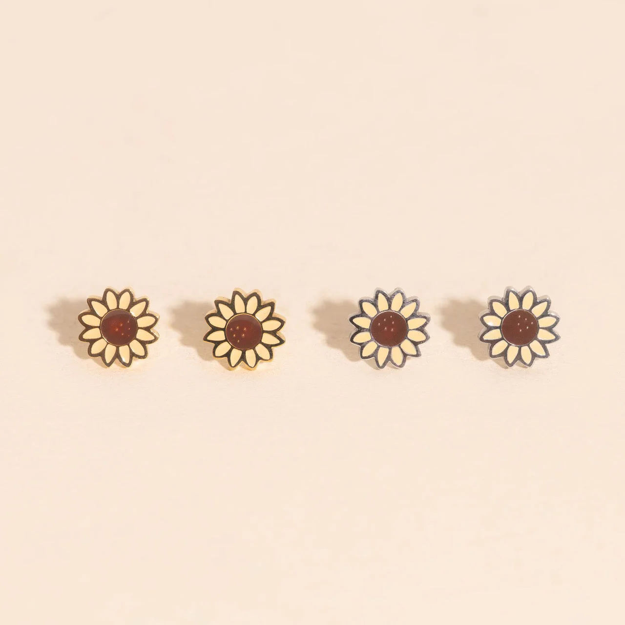 Sunflower Stud Earrings - Image 8