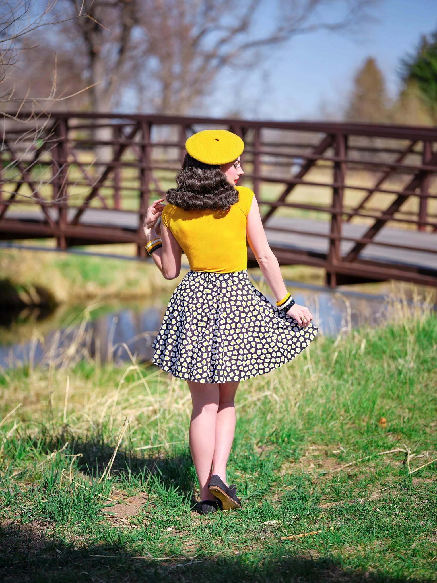 Sunny Side Up Skater Skirt - Image 3