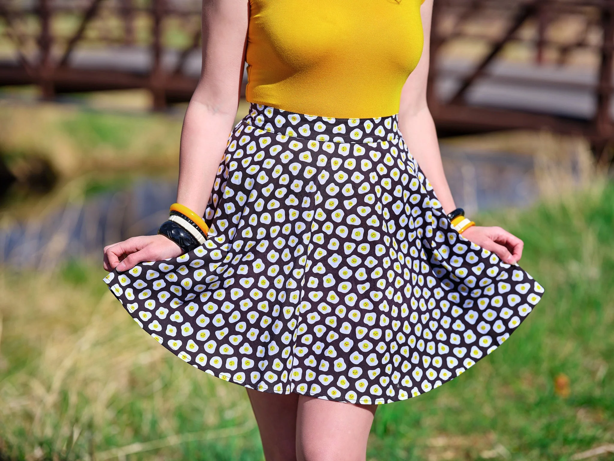 Sunny Side Up Skater Skirt - Image 5