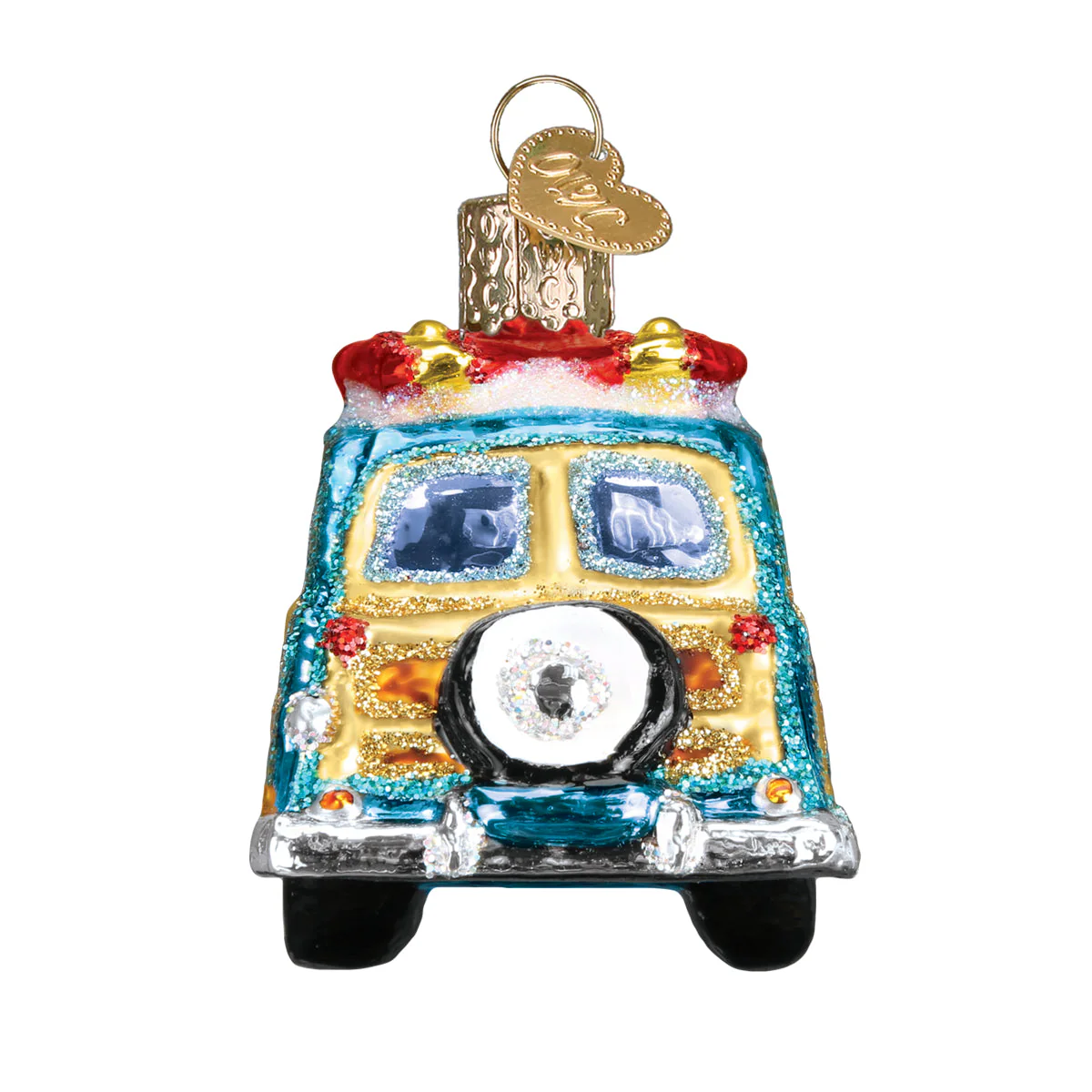 Surf's Up Wagon Ornament - Image 2