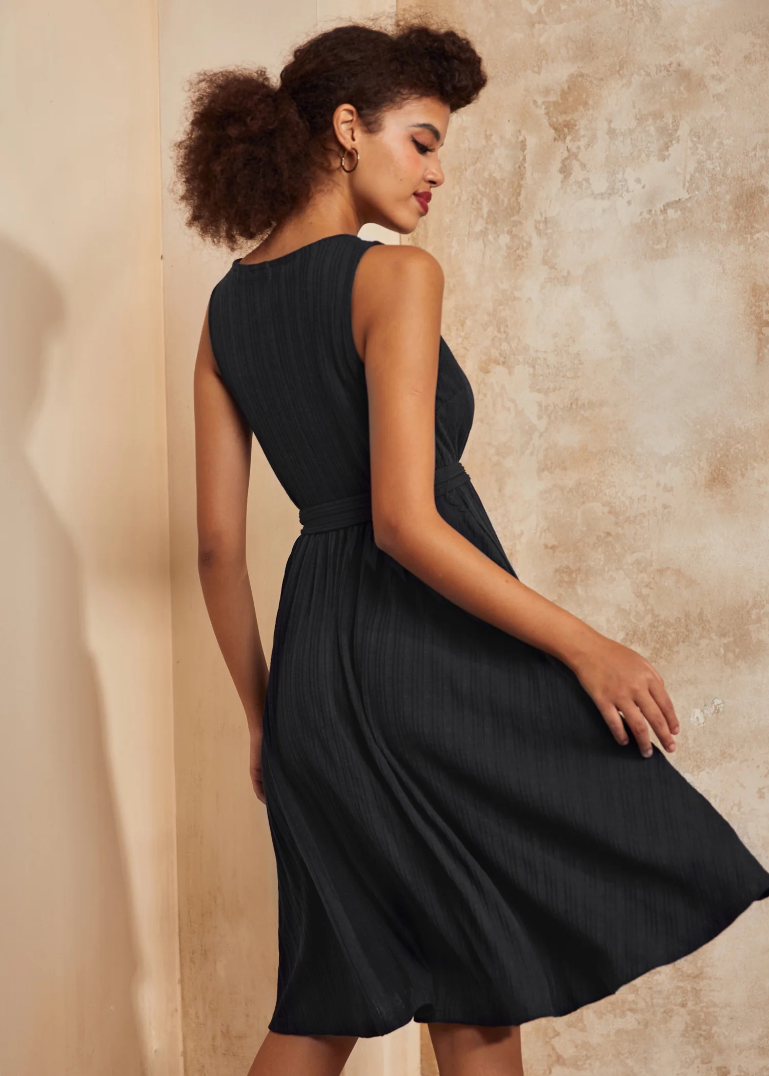 Instant Energy Faux-Wrap Knit Dress - Image 4