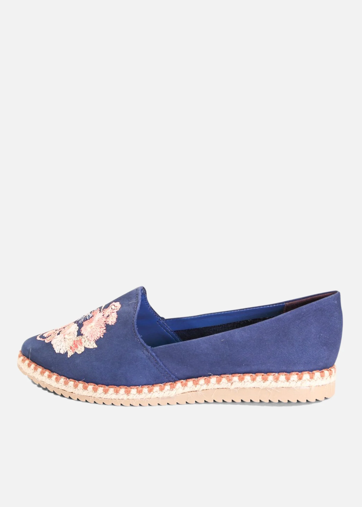 Sutton Suede Embroidered Espadrille - Image 5