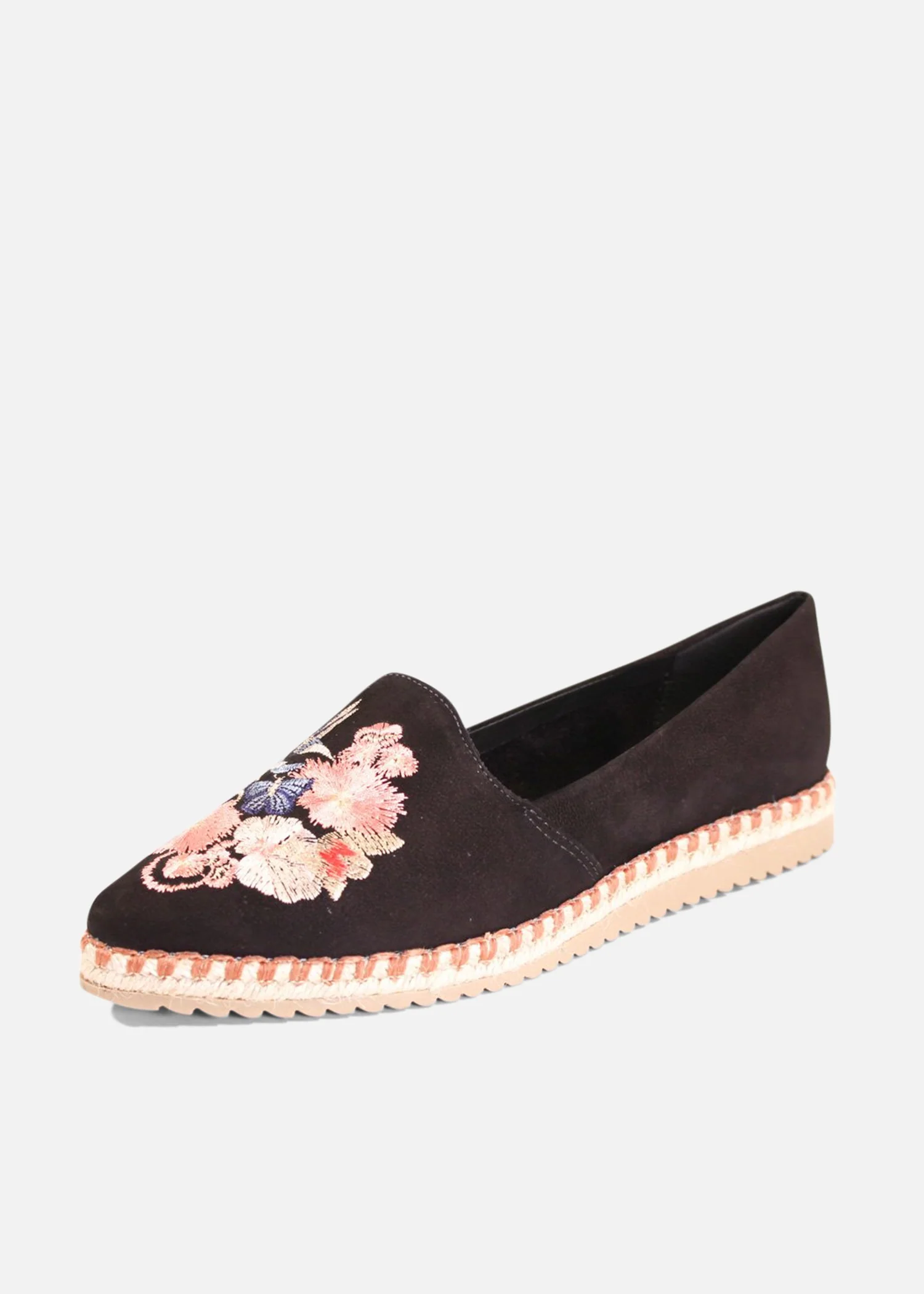 Sutton Suede Embroidered Espadrille - Image 7
