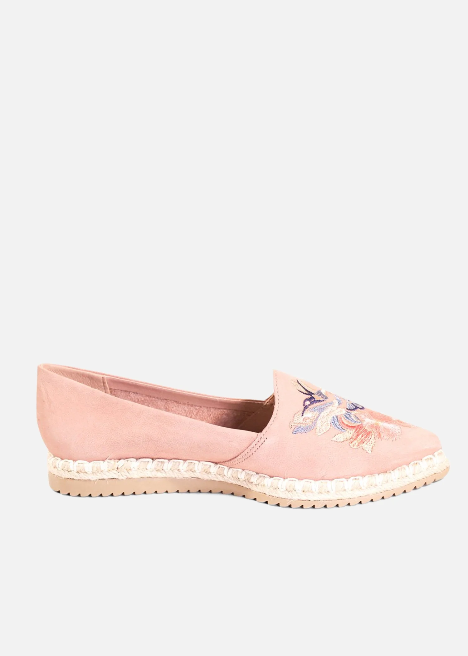 Sutton Suede Embroidered Espadrille - Image 9