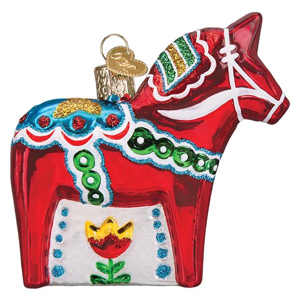 Swedish Dala Horse Ornament - Image 2