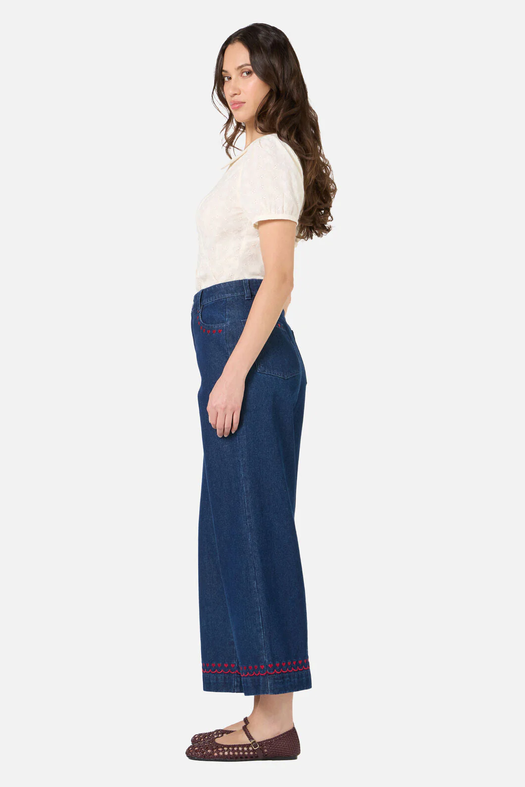 Sweet Heart Embroidered Jean - Image 4