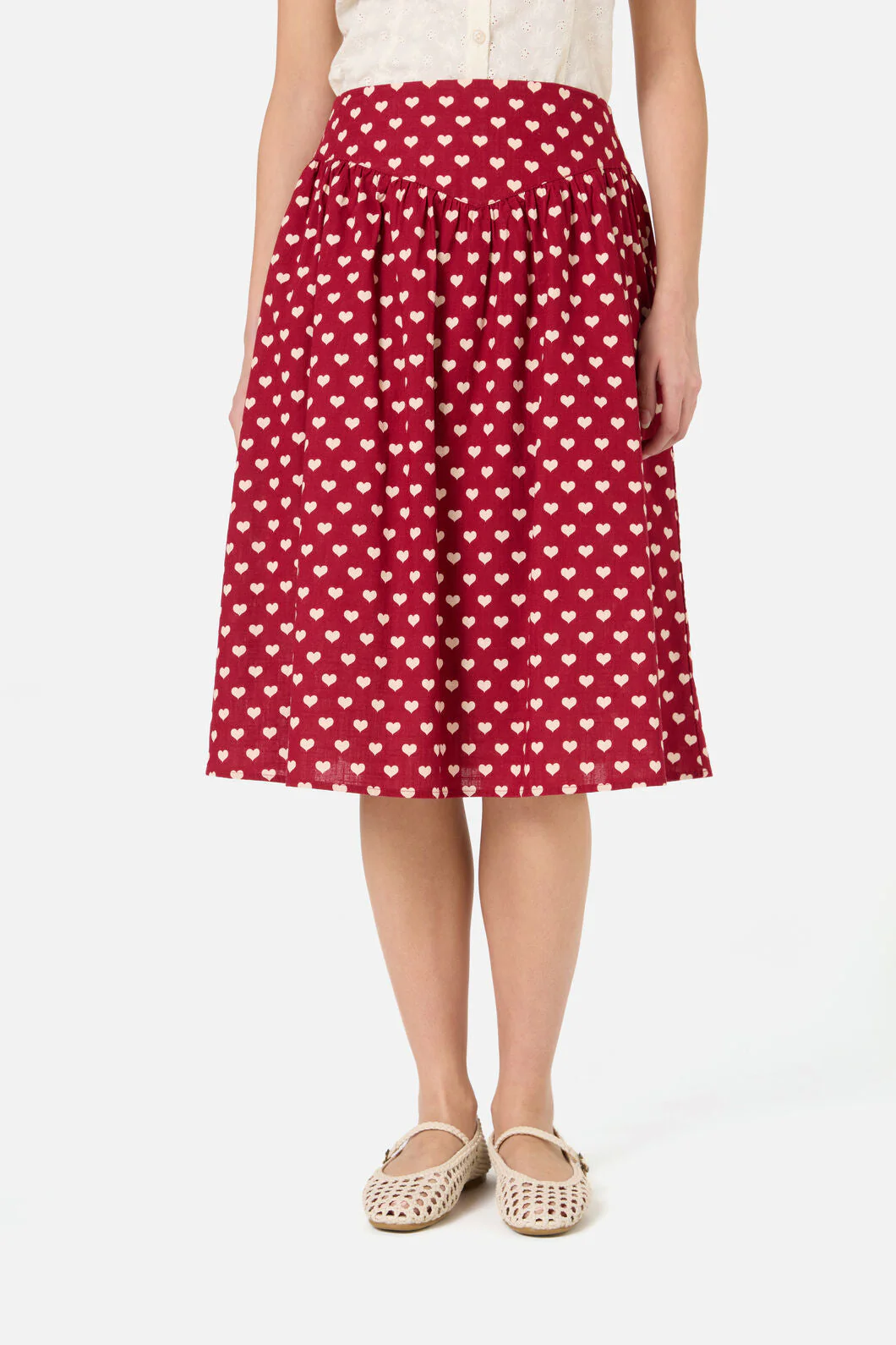 Sweet Heart Gathered Skirt - Image 4