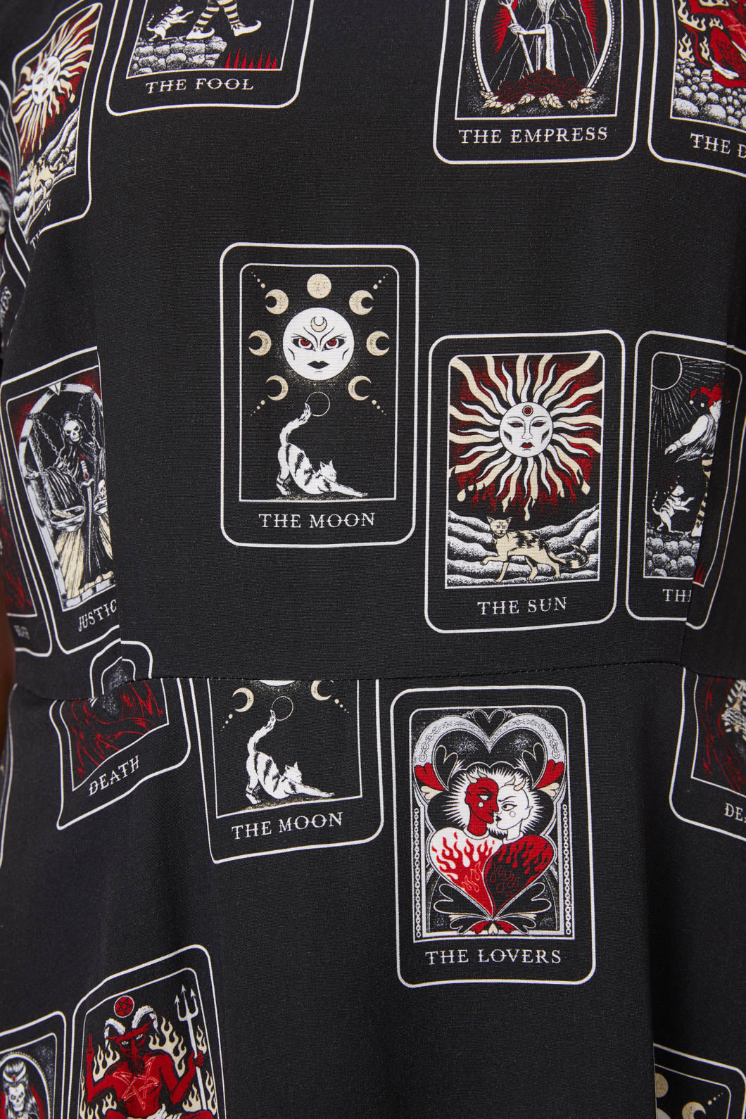 Tarot Spread Print Dress - Image 2