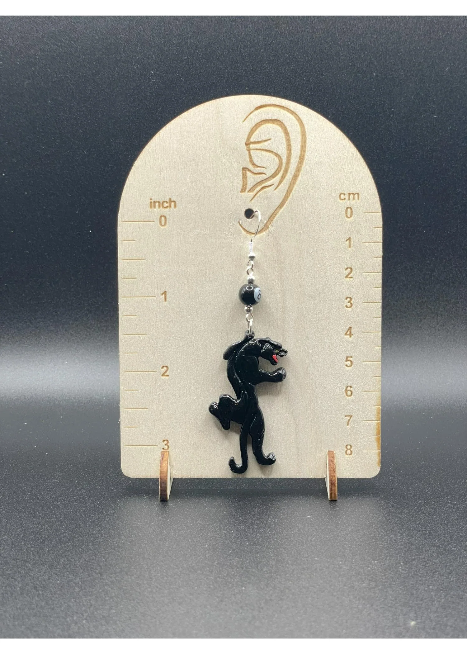 Tattoo Love Crawling Panther Earrings - Image 2