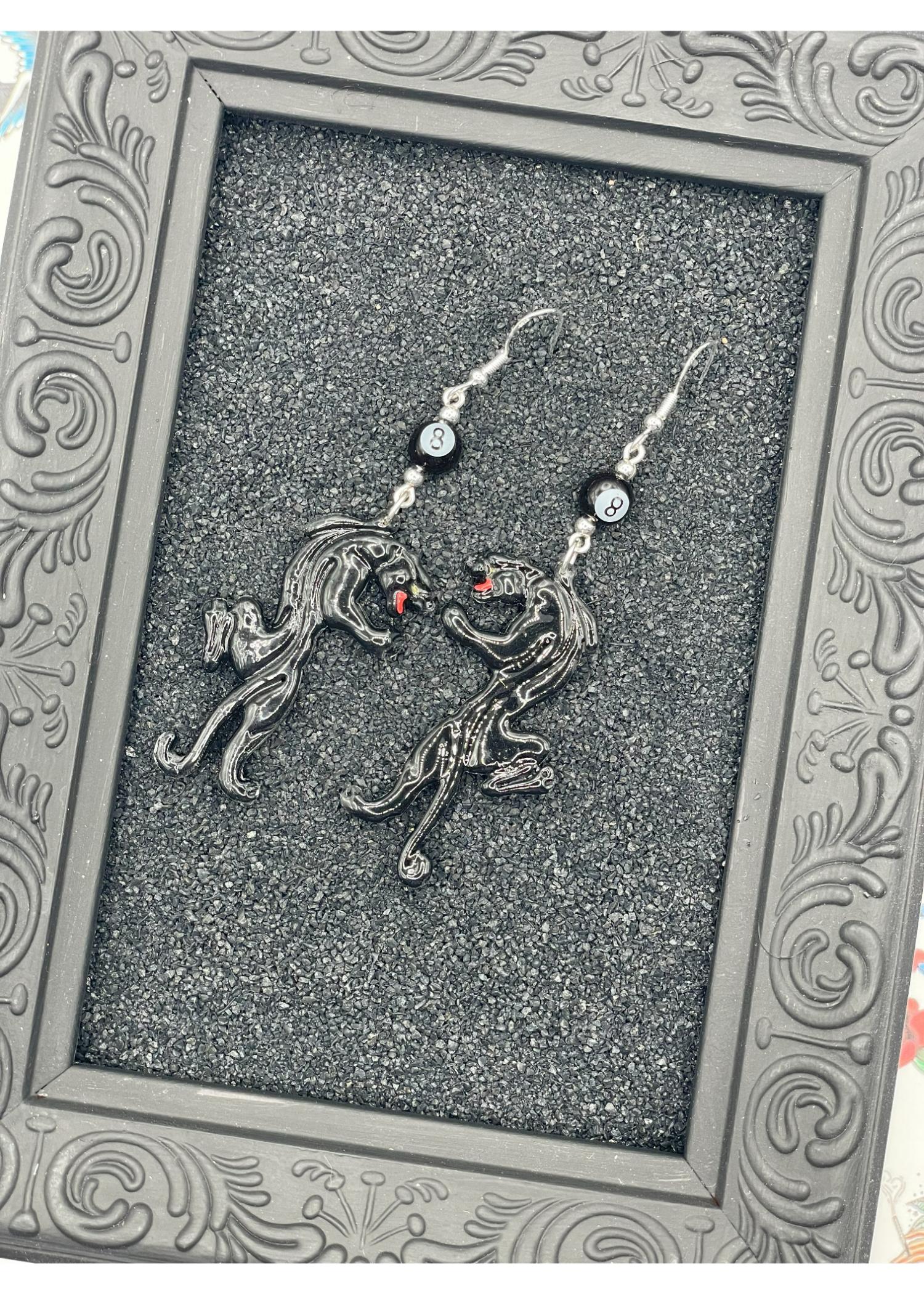 Tattoo Love Crawling Panther Earrings - Image 3