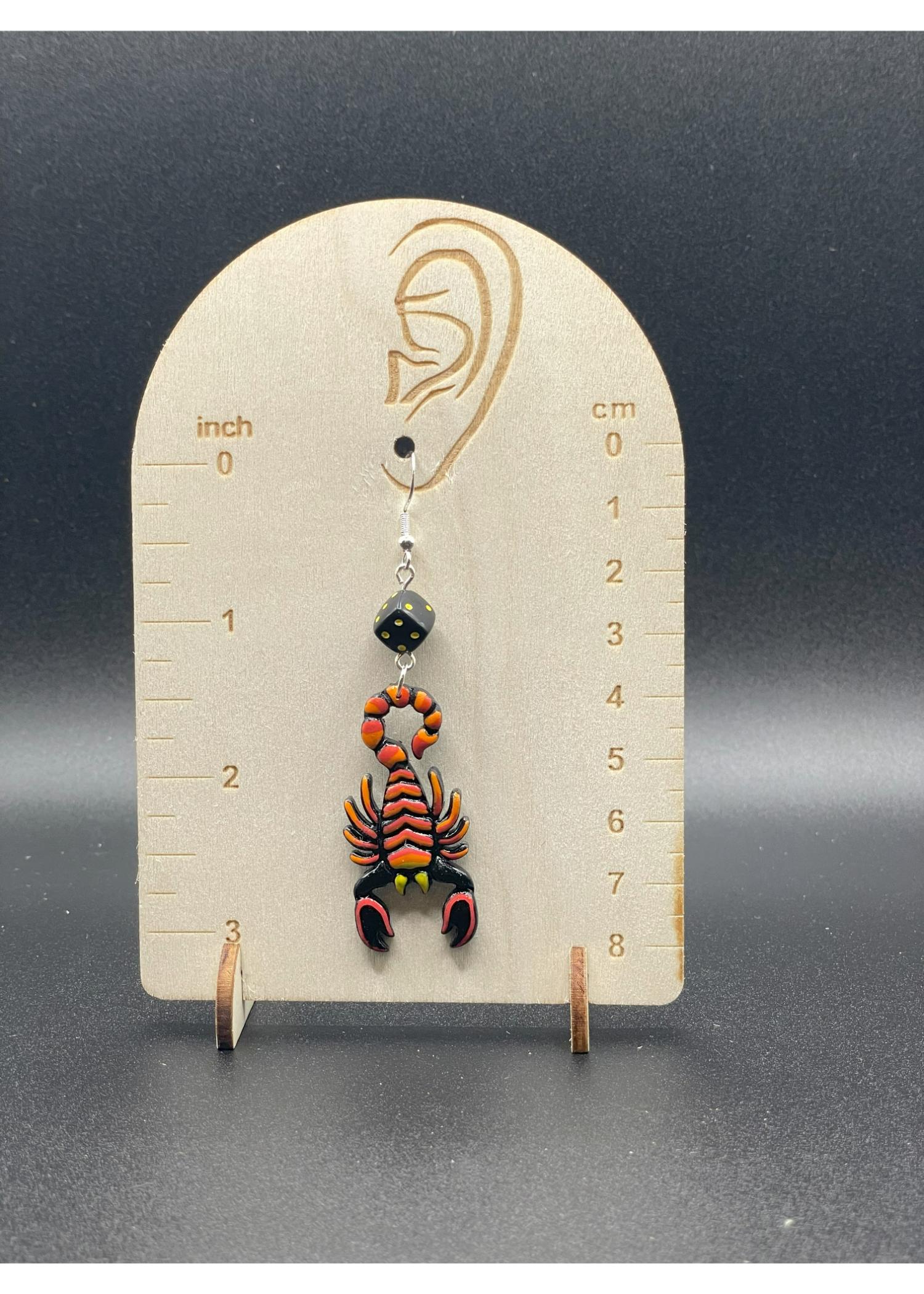 Tattoo Love Scorpion Earrings - Image 2