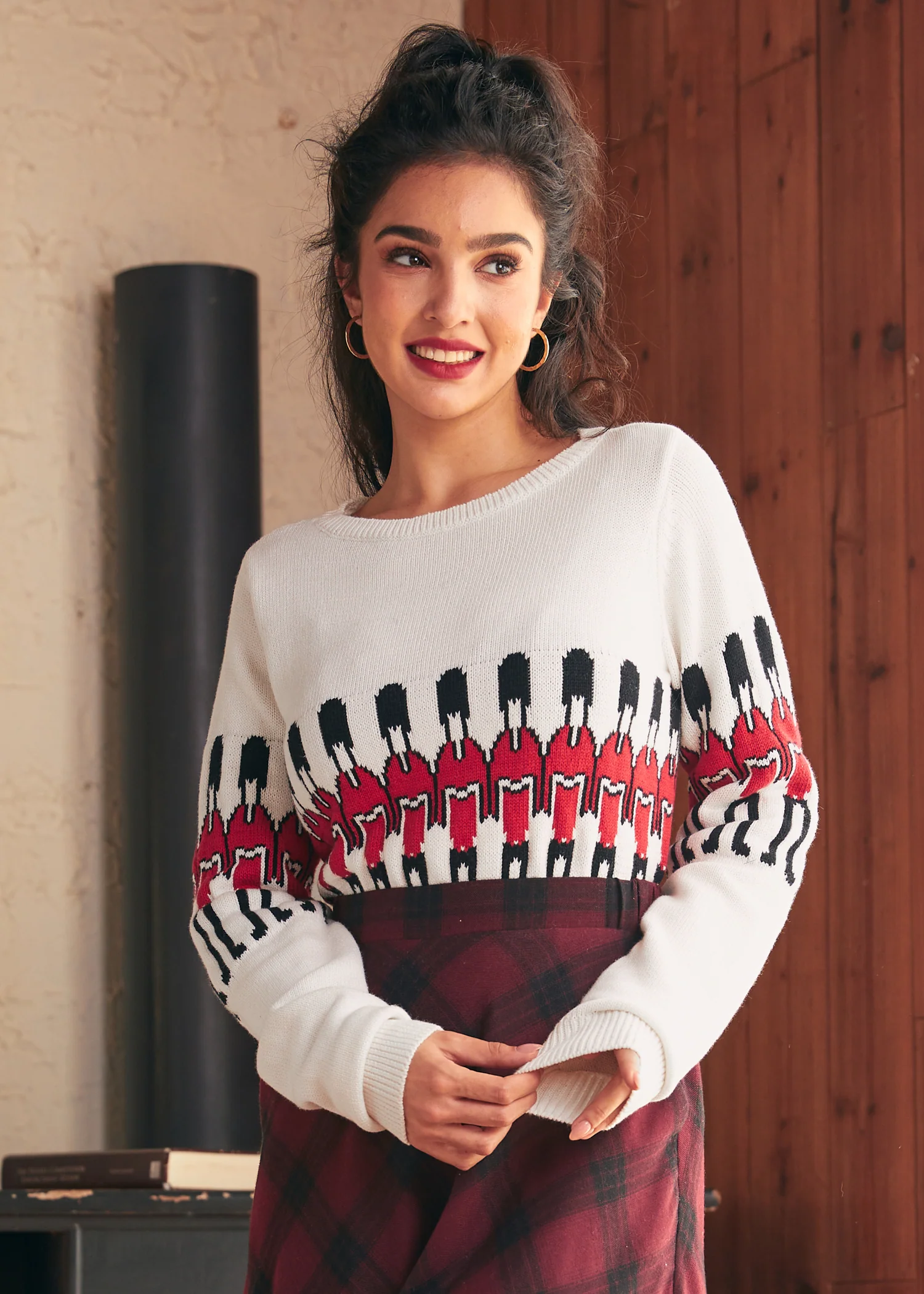 Darling of the Decades Boatneck Pullover - Image 4