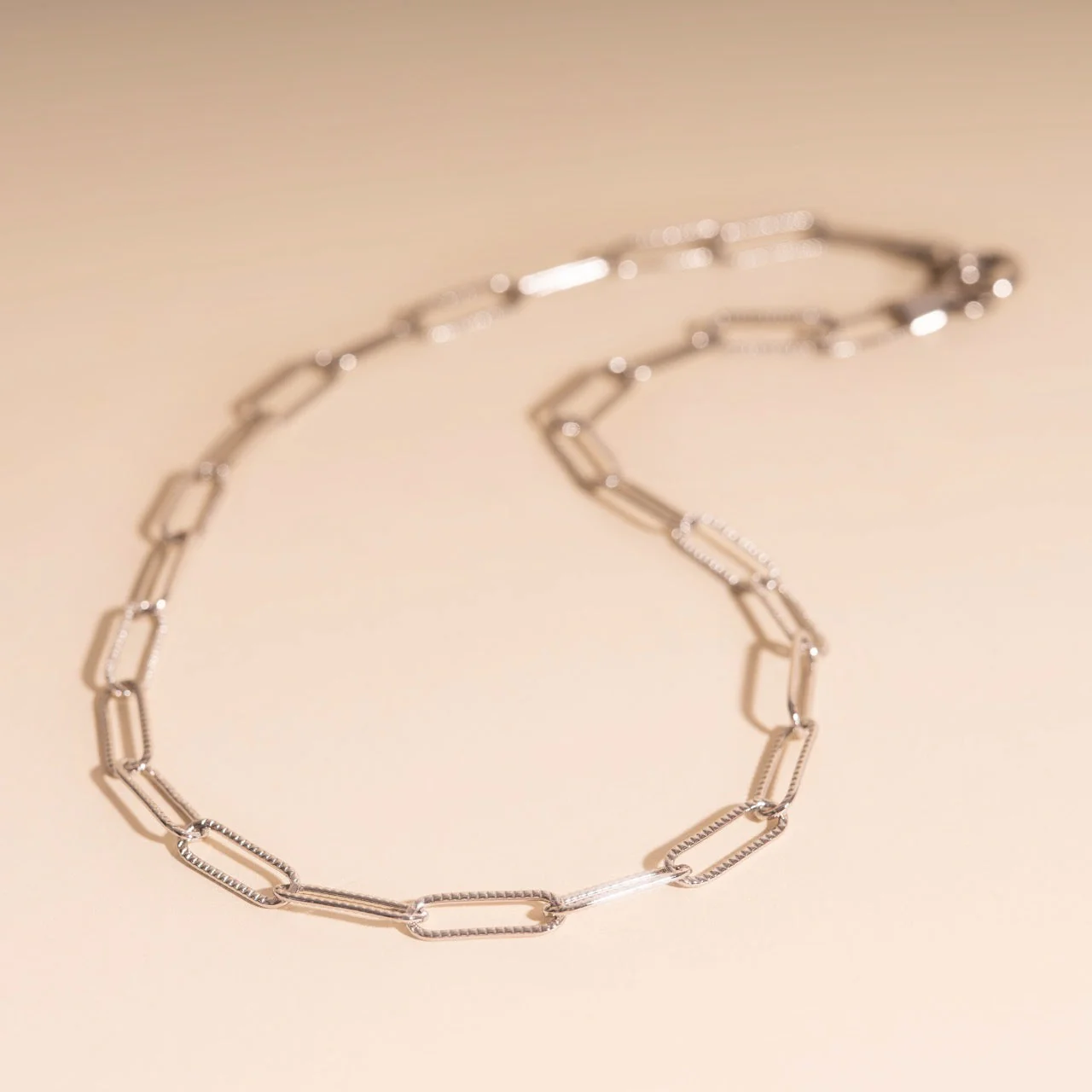 Textured Paperclip Necklace - Image 13