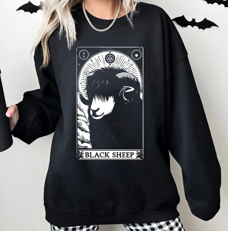 The Black Sheep Tarot: T-Shirt, Pullover, Hoodie, Tank or Long Sleeve - Image 2