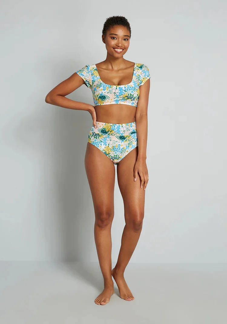 The Sara High-Waisted Bikini Bottom (Final Sale) - Image 4
