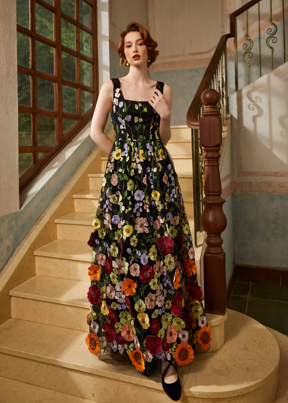 Drama in Bloom Maxi Dress - Image 8