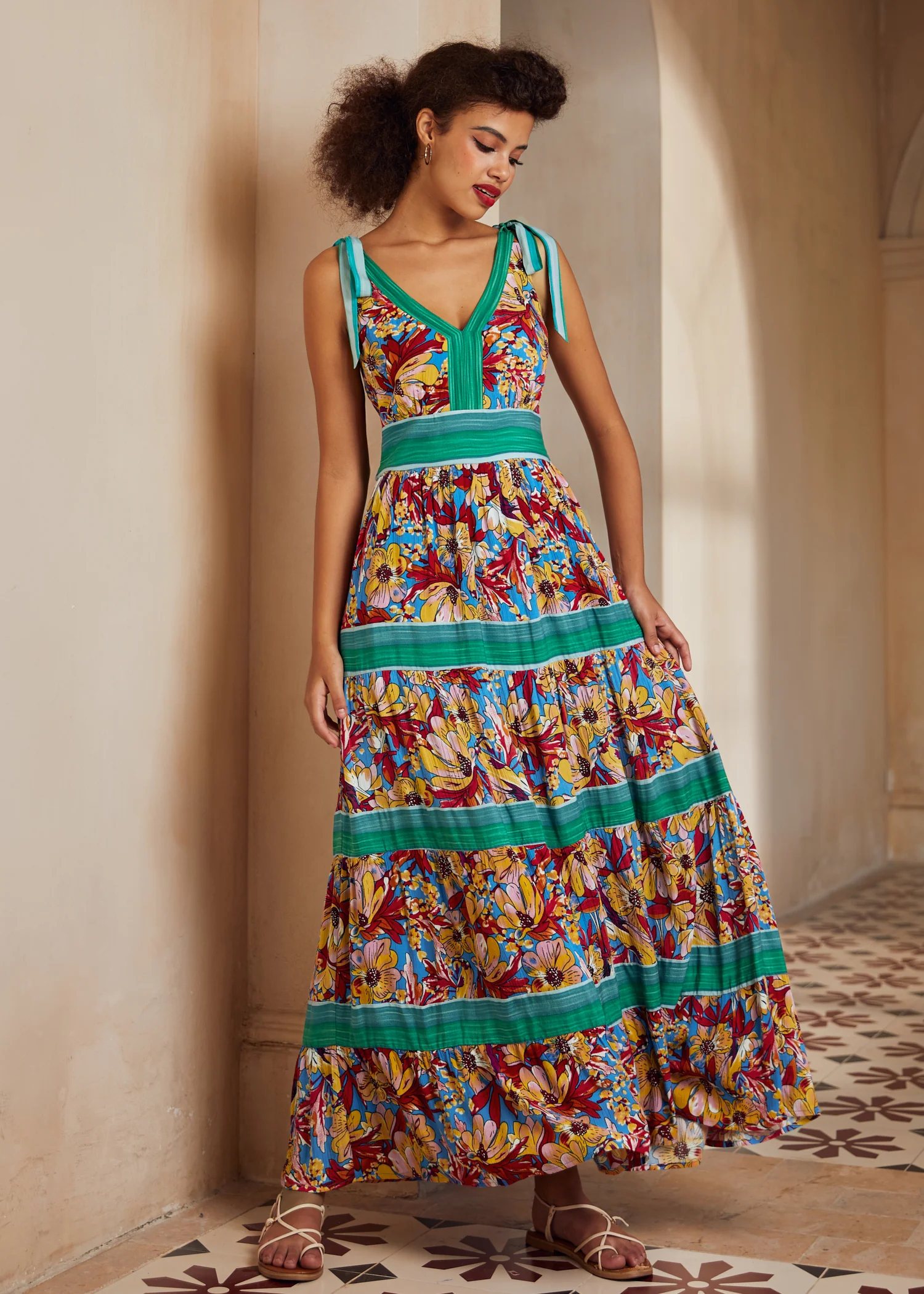 The Sunset Stroll Maxi Dress - Image 3