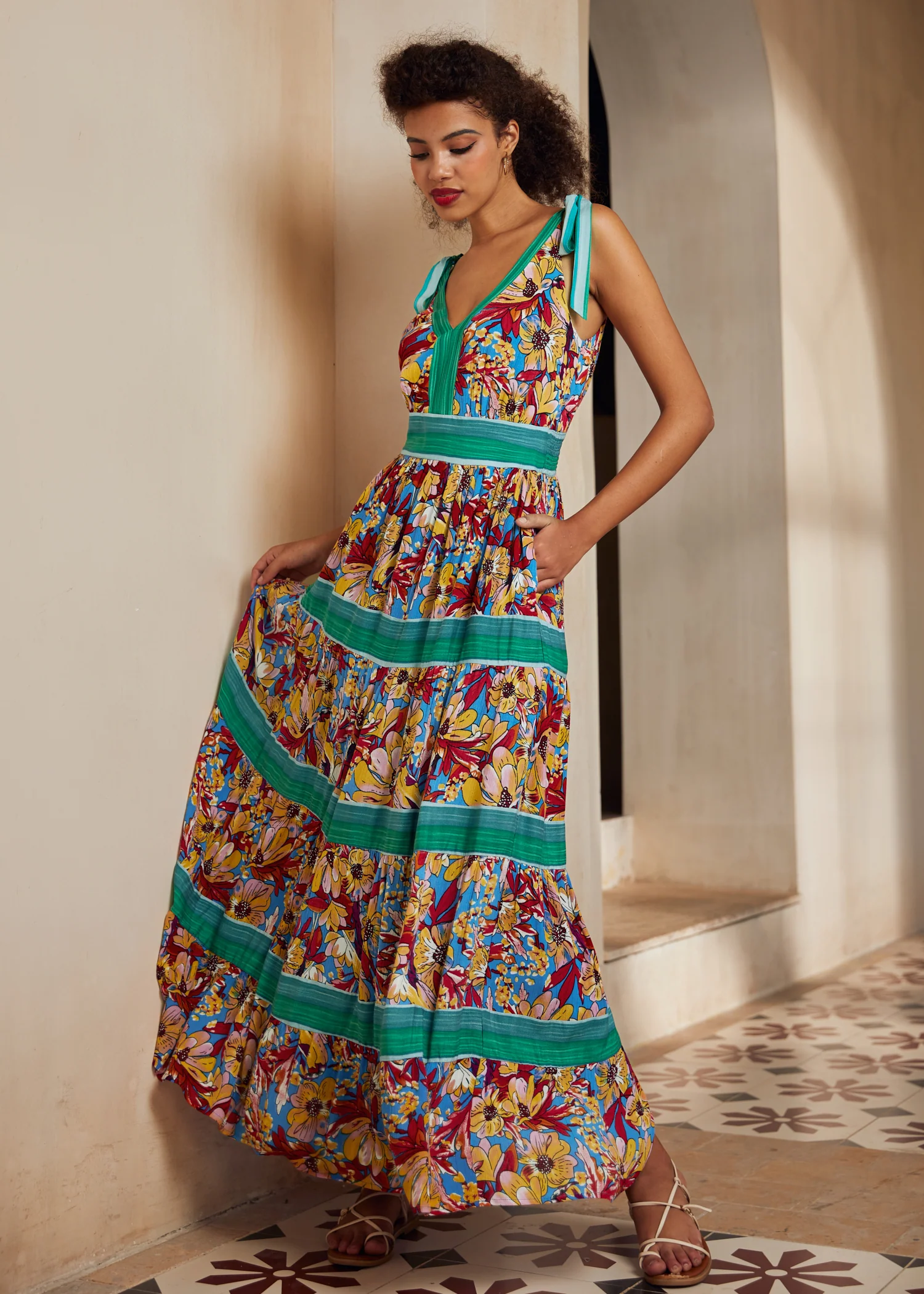 The Sunset Stroll Maxi Dress - Image 5