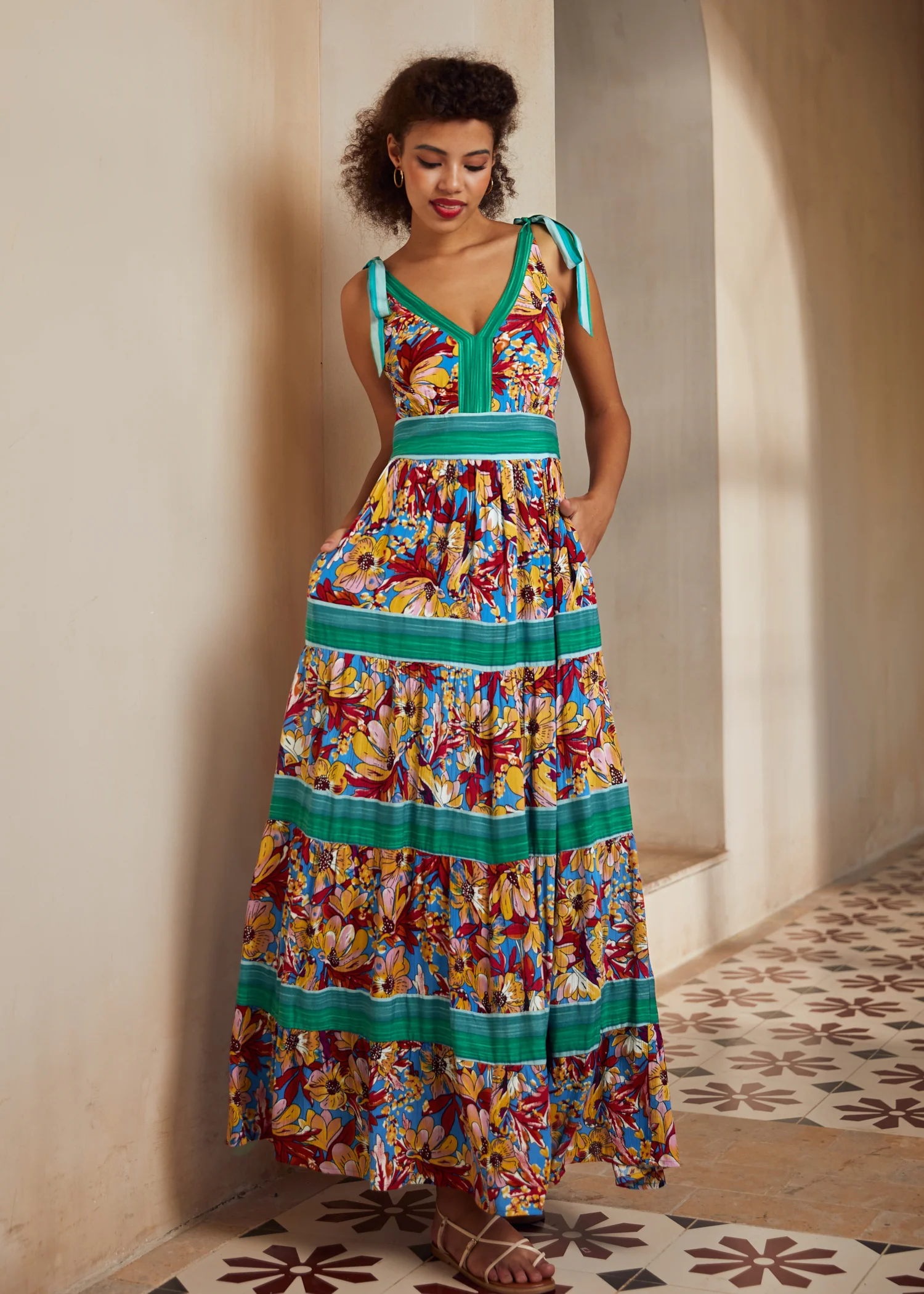 The Sunset Stroll Maxi Dress - Image 7