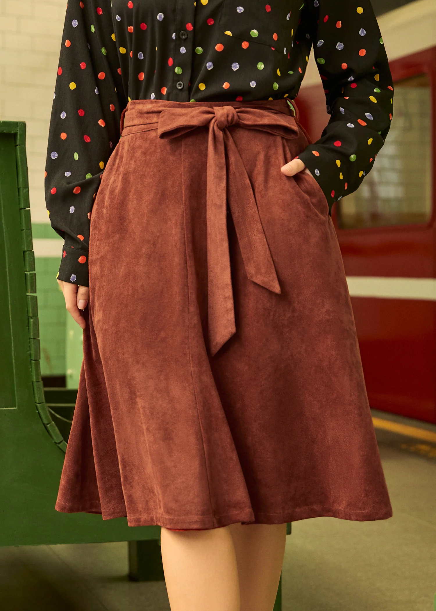 Fireside Keepsake A-Line Skirt - Image 6