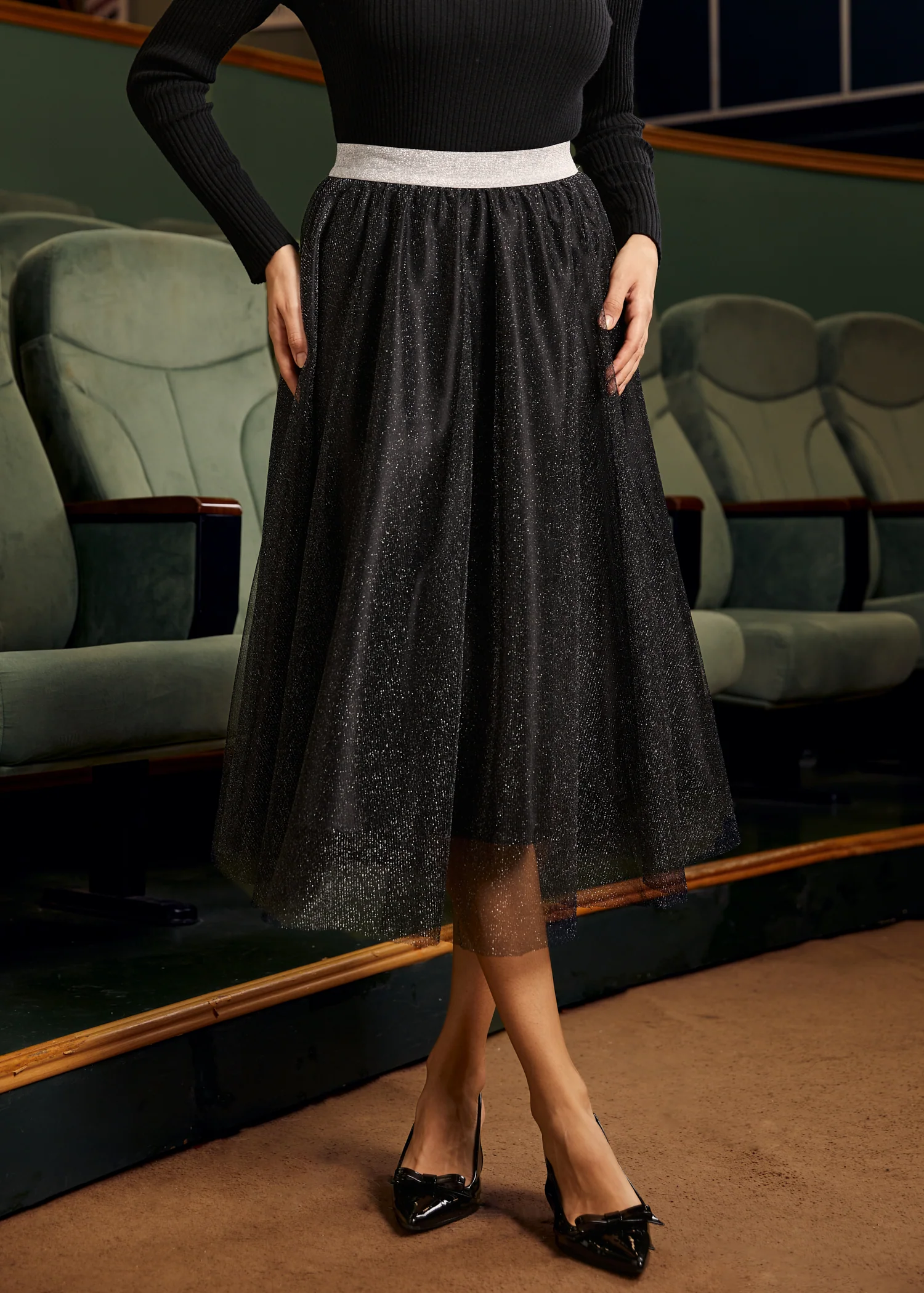 Time Capsule Tulle Midi Skirt - Image 2