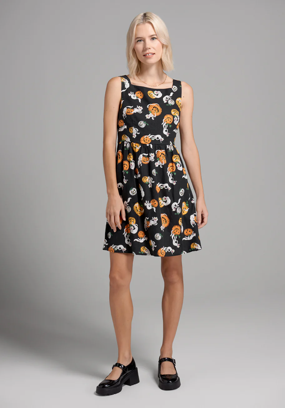 Truth Or Square Fit And Flare Dress (Final Sale) - Image 3
