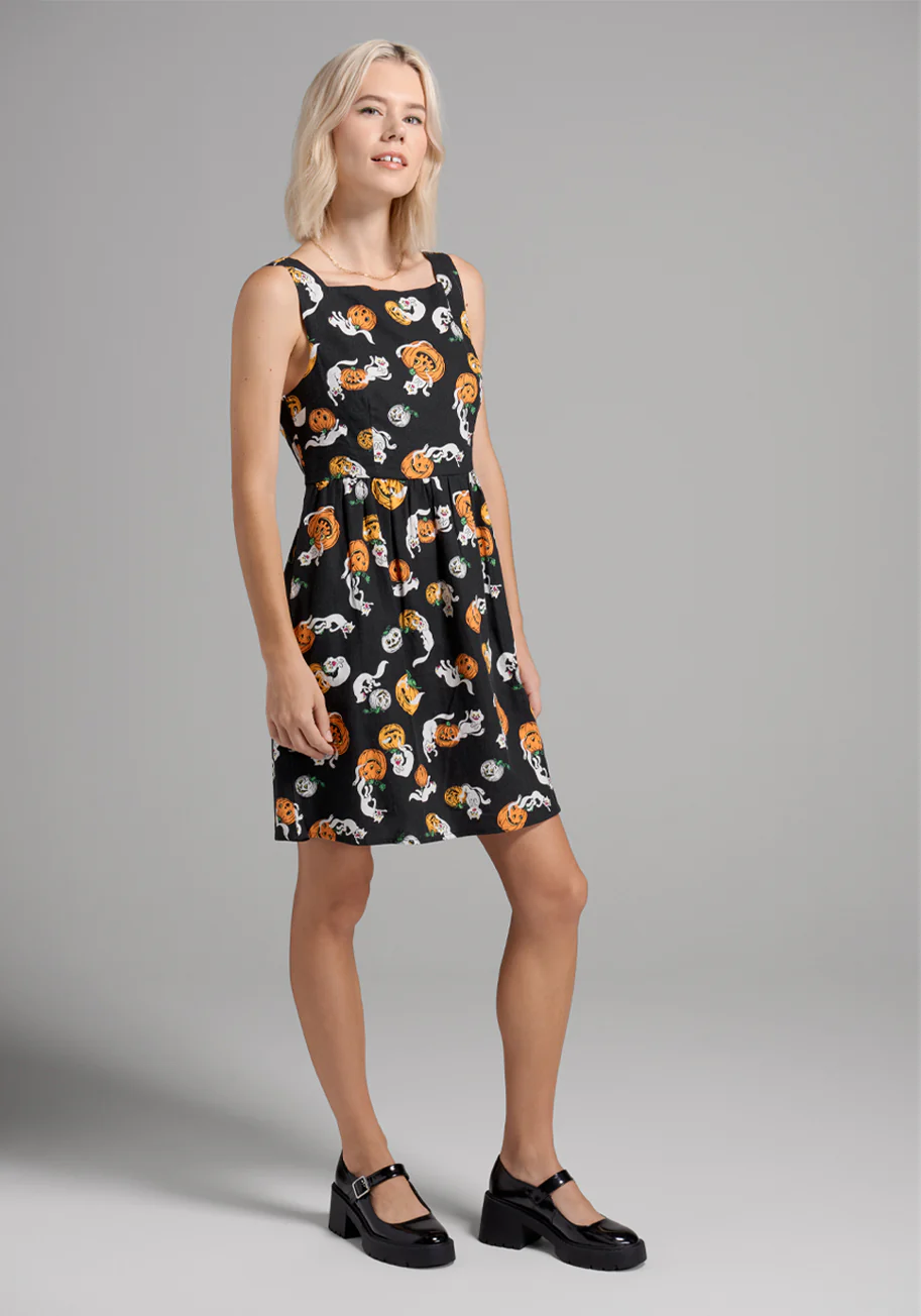 Truth Or Square Fit And Flare Dress (Final Sale) - Image 4