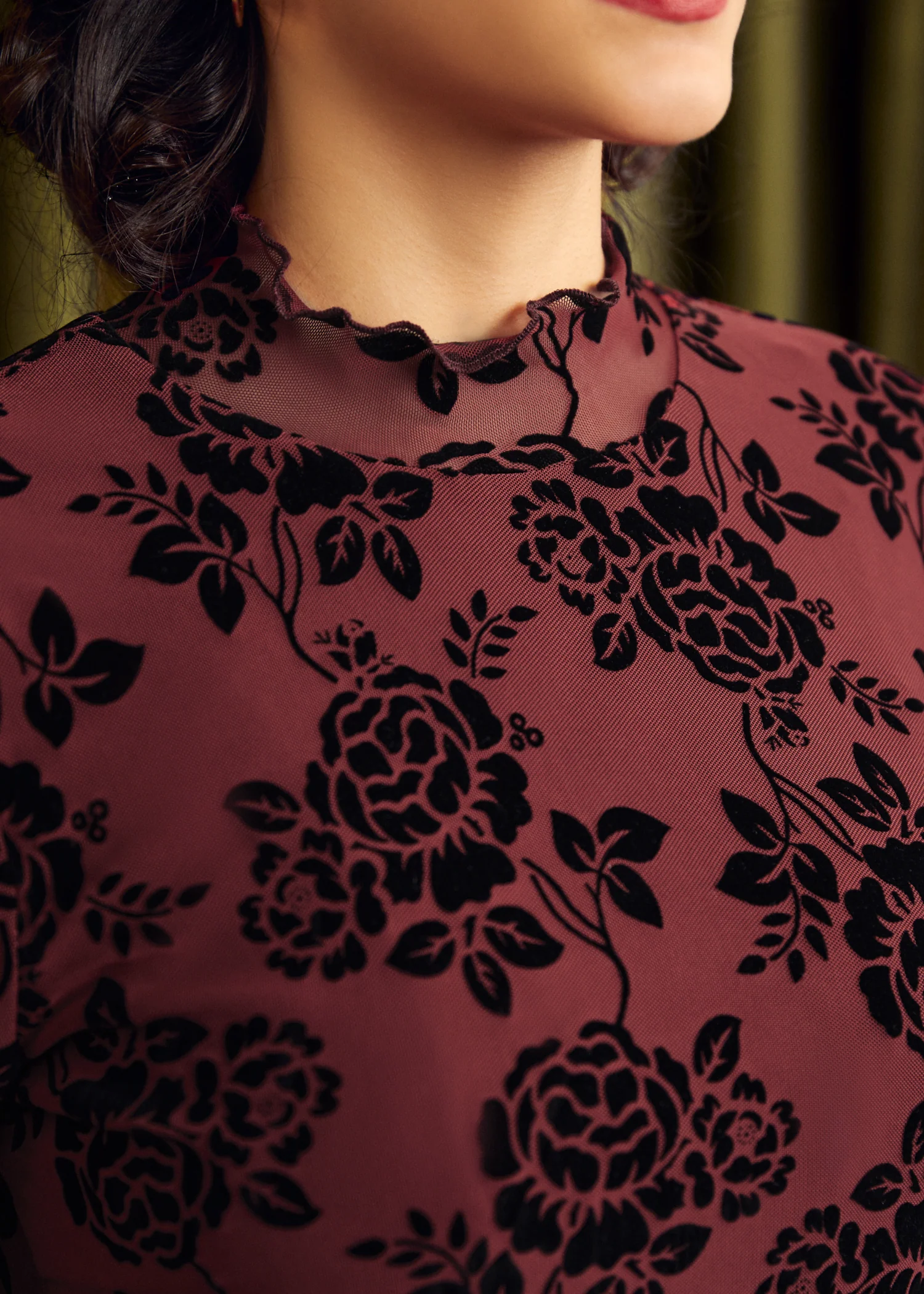 Golden Era Glow Turtleneck Top - Image 2