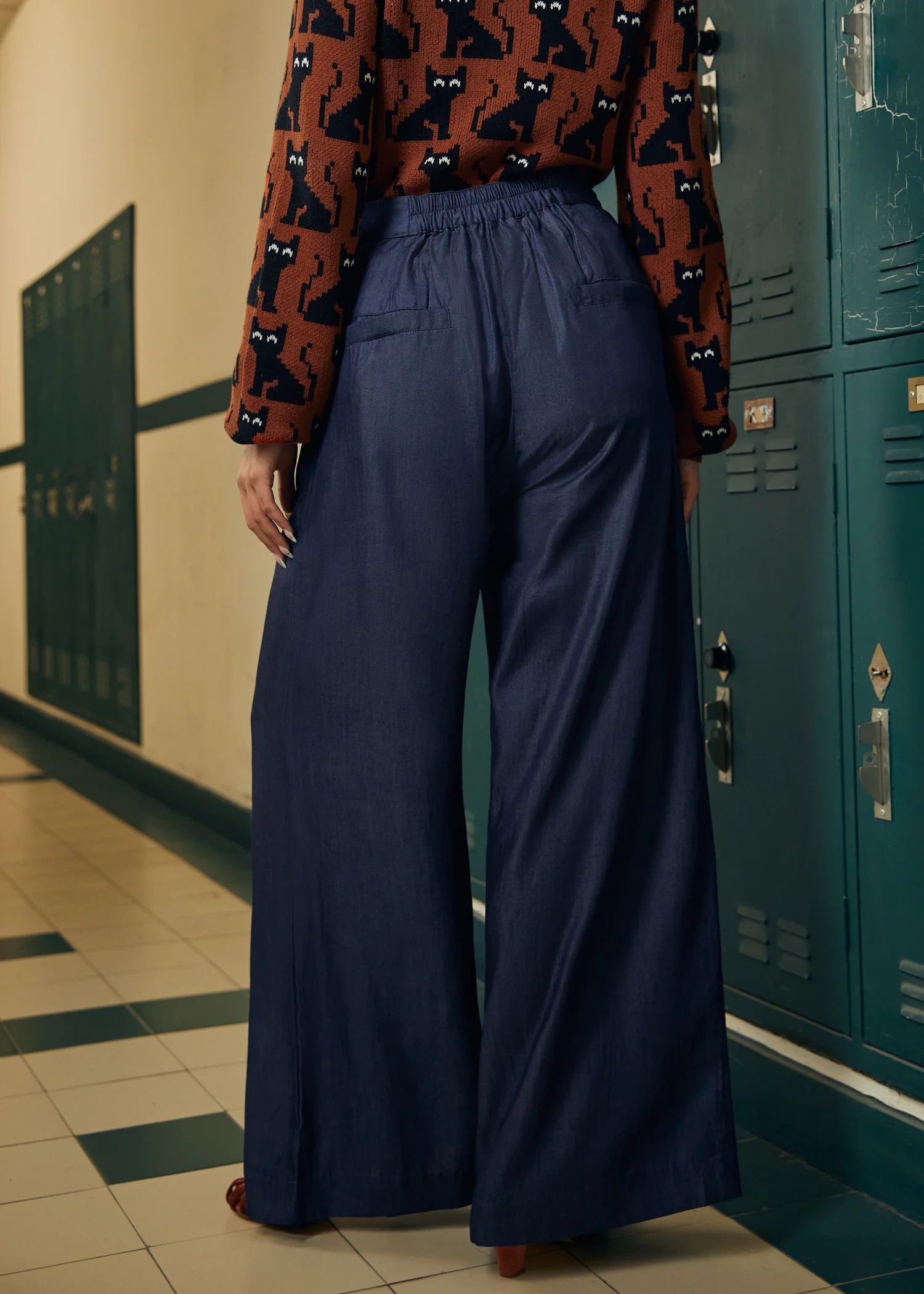 Twilight Whispers Wide Leg Trousers - Image 5