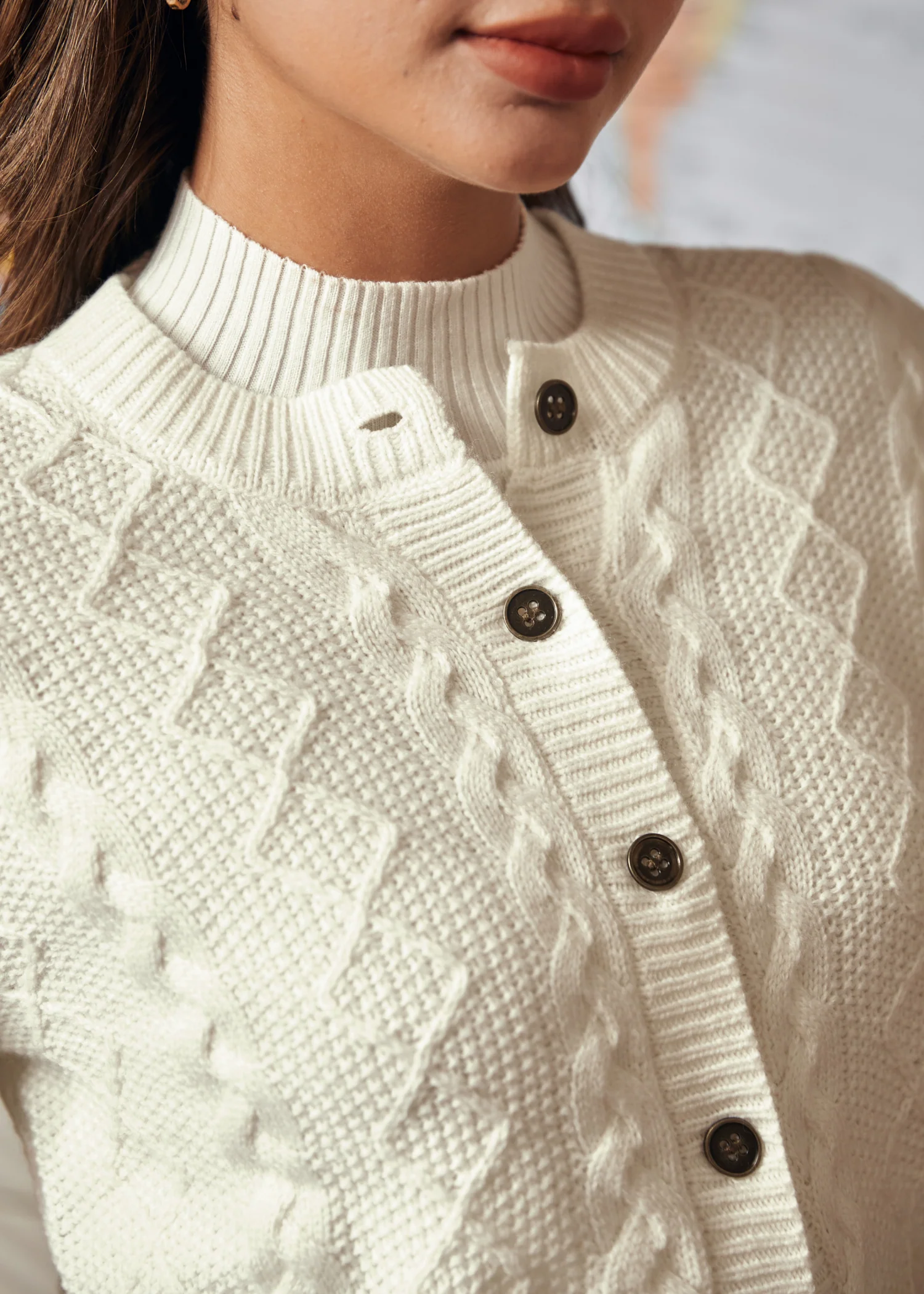 Twist & Shout Cable Cardigan - Image 5