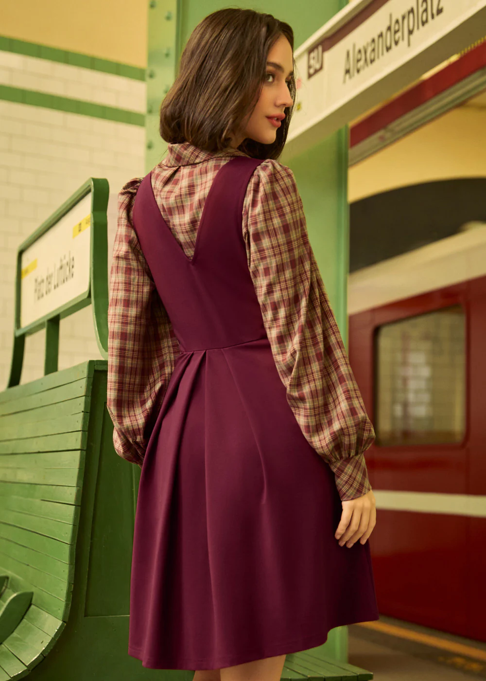 The Campus Cutie Jumper Dress - Image 4