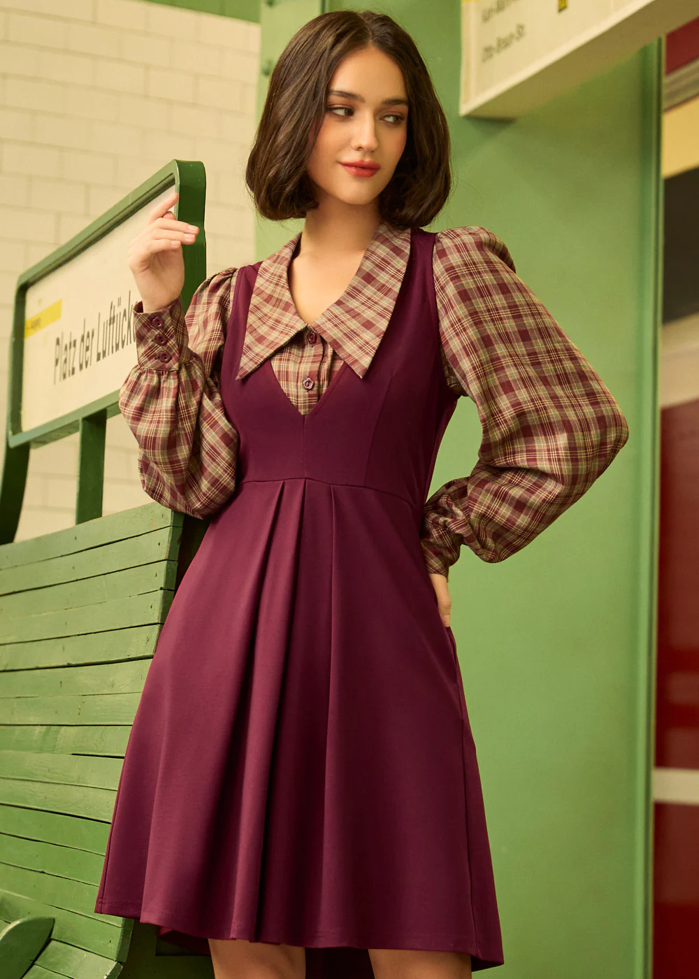 The Campus Cutie Jumper Dress - Image 6