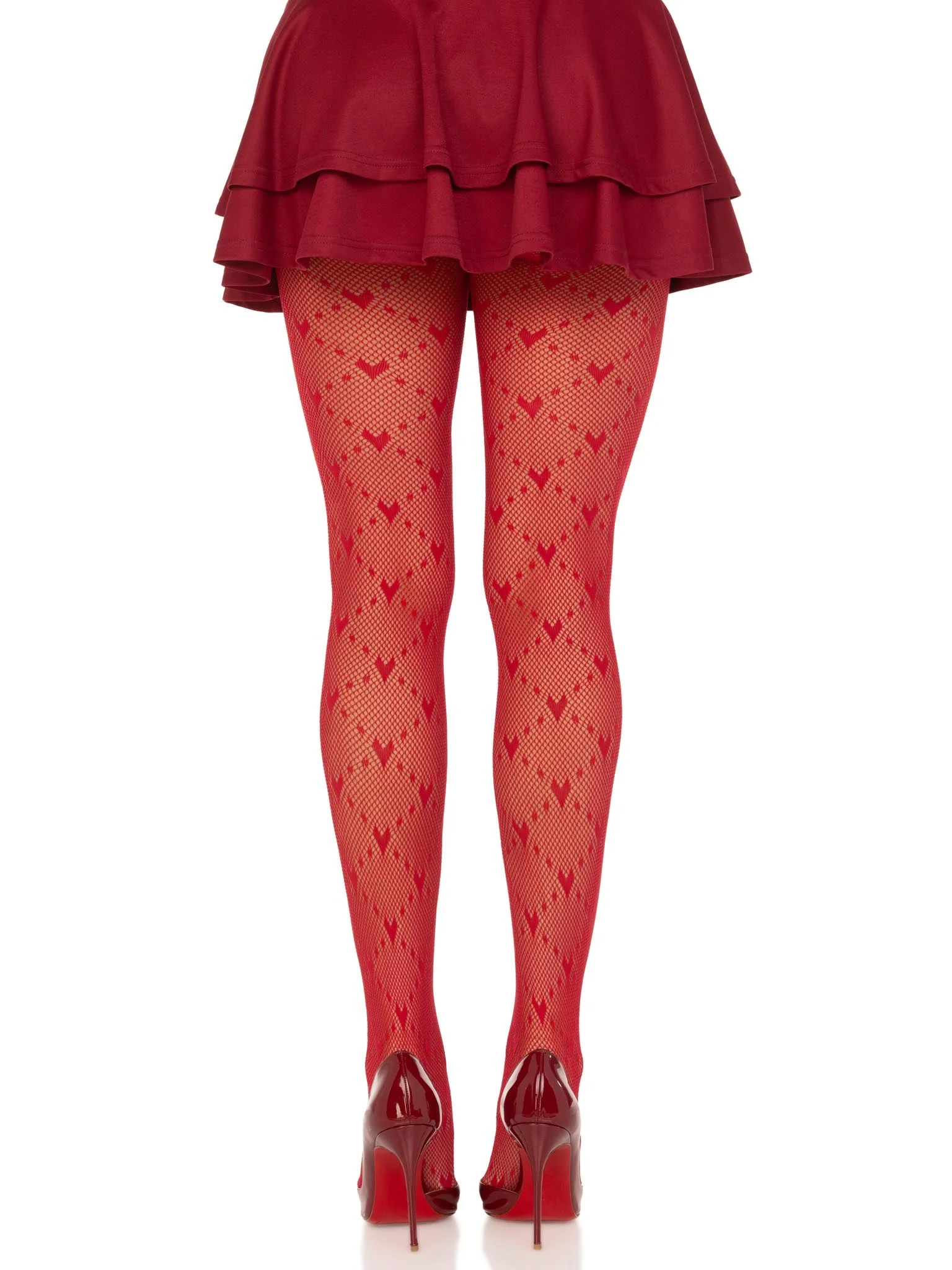 Valentina Heart Net Tights - Image 3