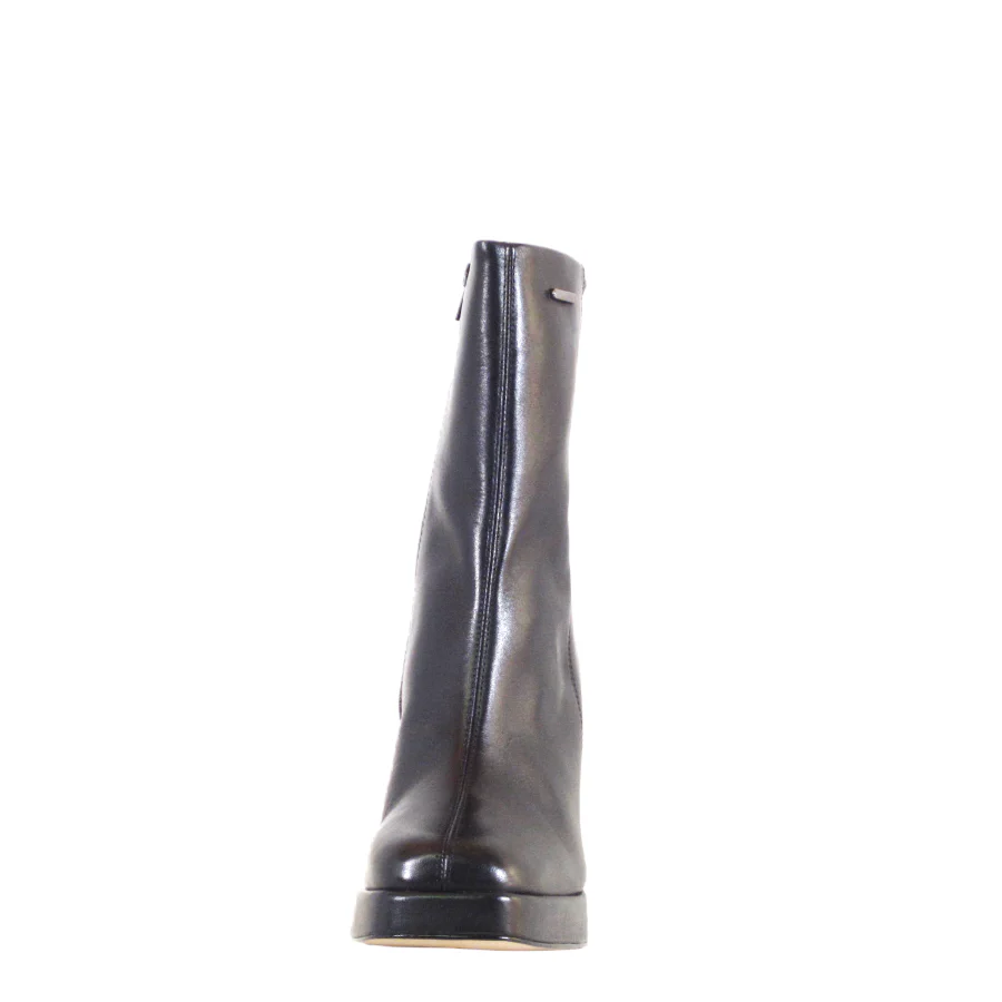 Valerie Molded Leather Booties - Image 8