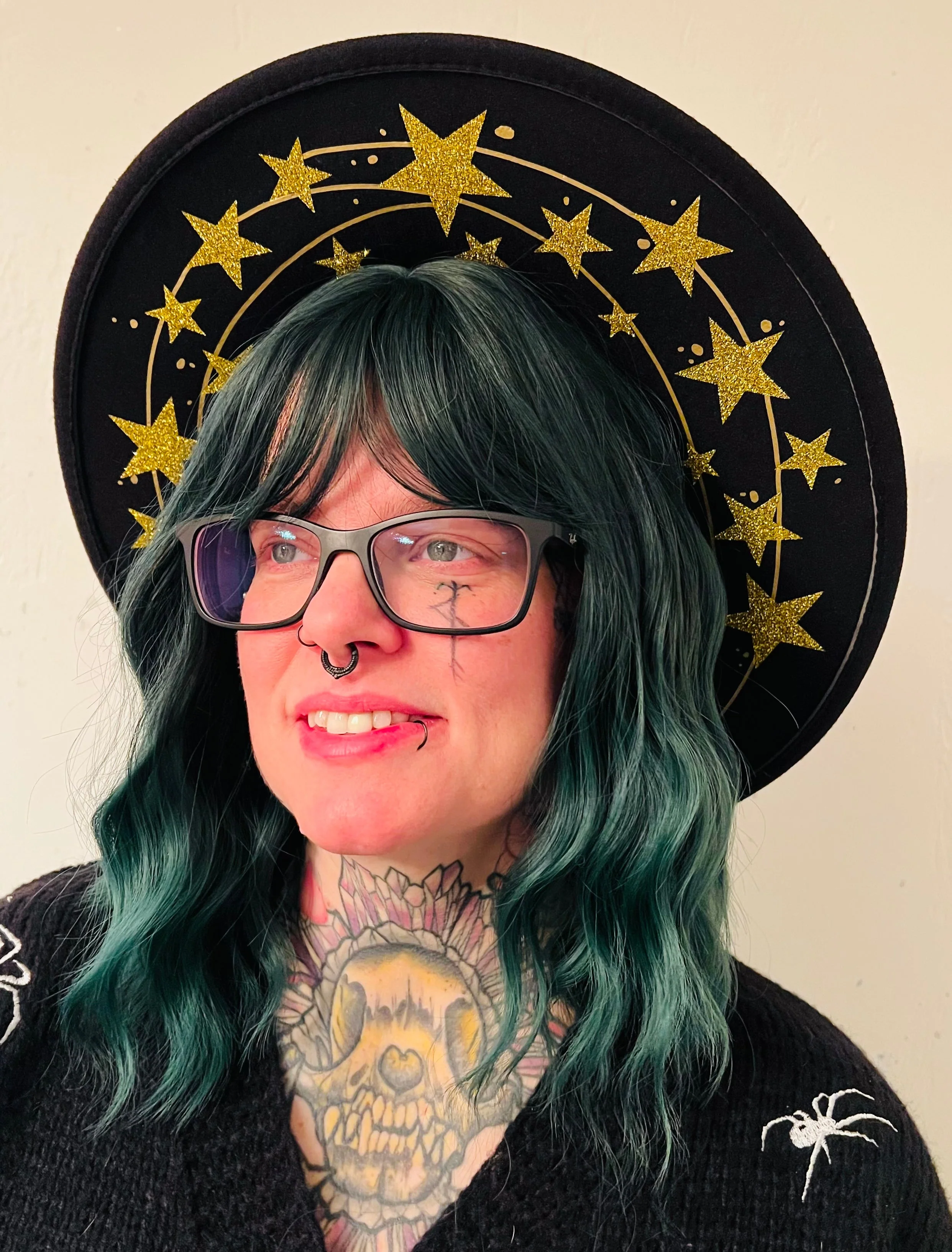Vegan Felt Hat - XL Brim - Star Halo - Image 2