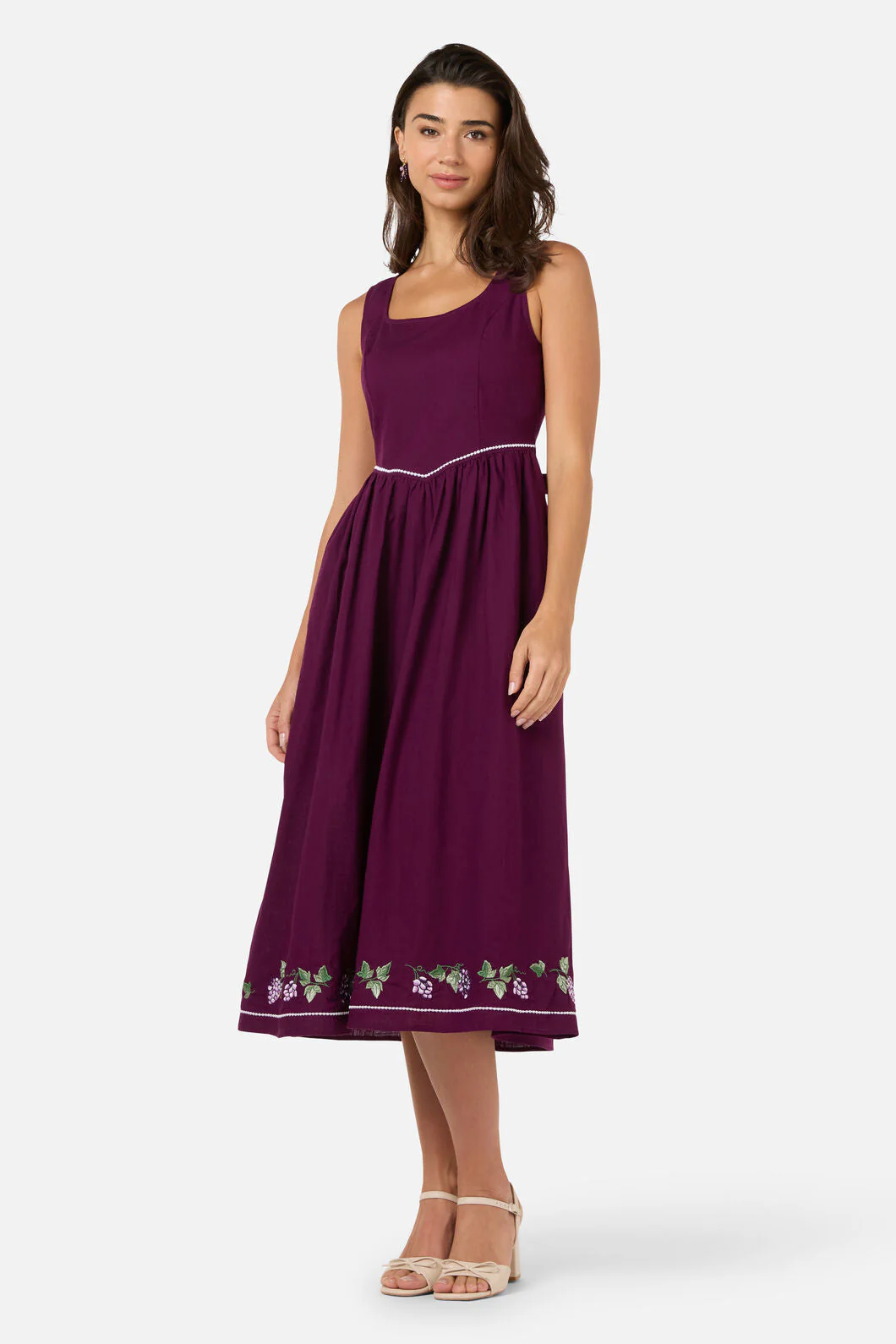 Vineyard Embroidered Dress - Image 3