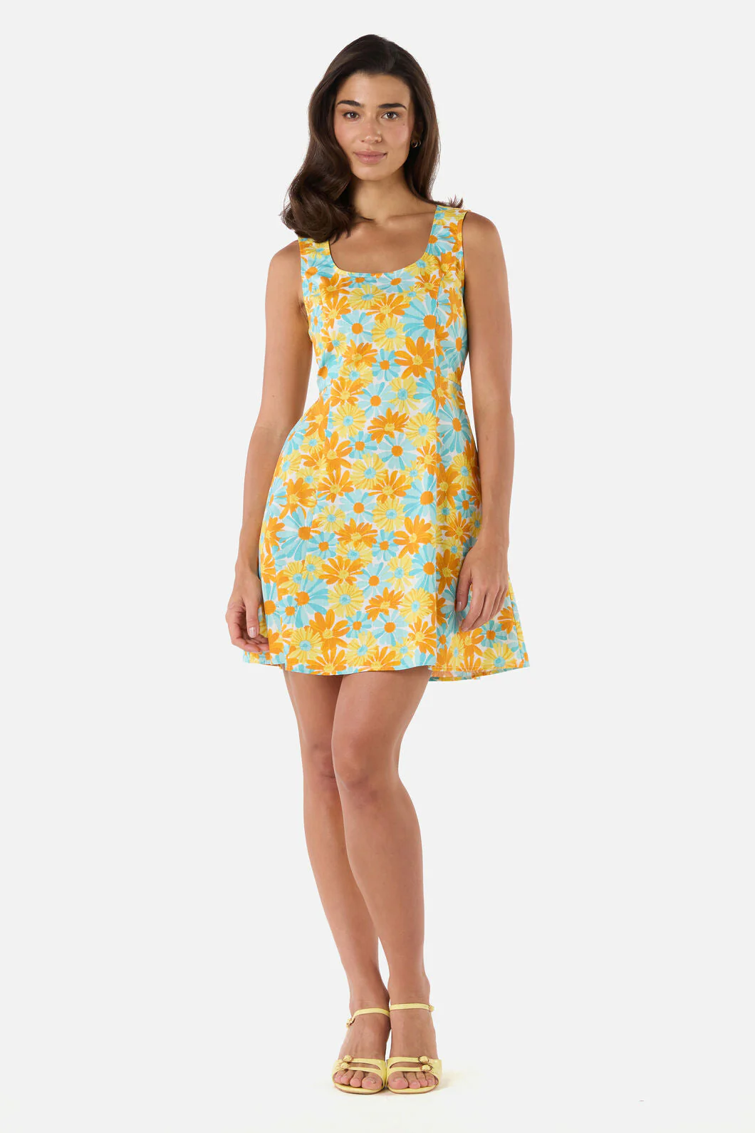 Vintage Daisy Mini Shift Dress - Image 4