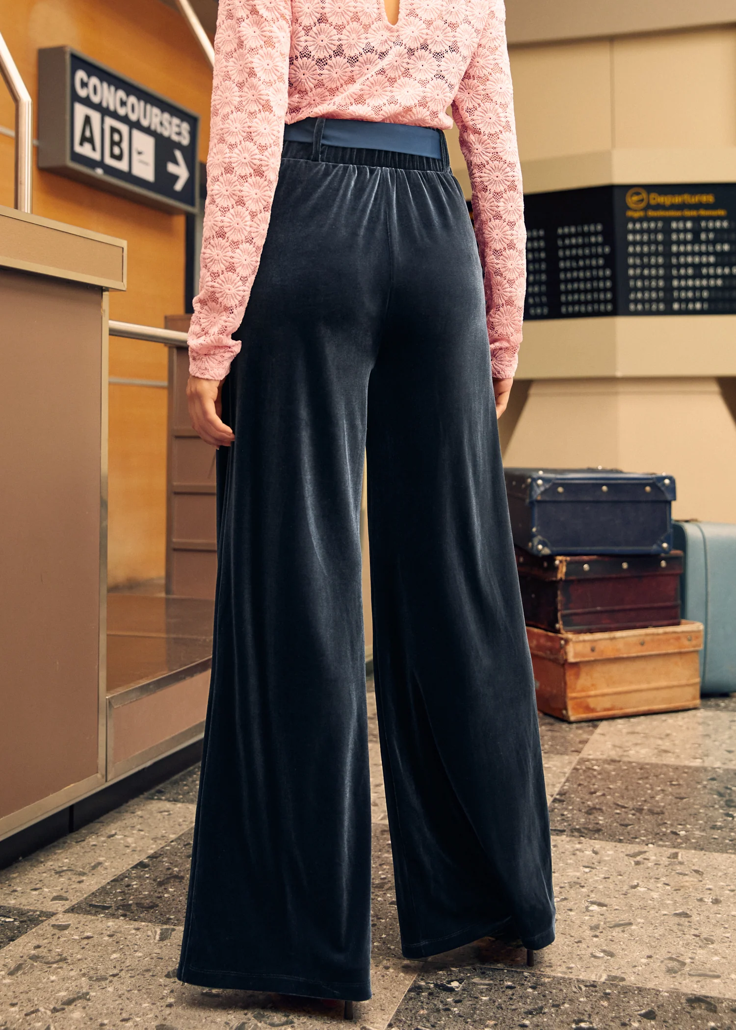 Cider, Spice & Everything Nice Wide Leg Velvet Pants - Image 3