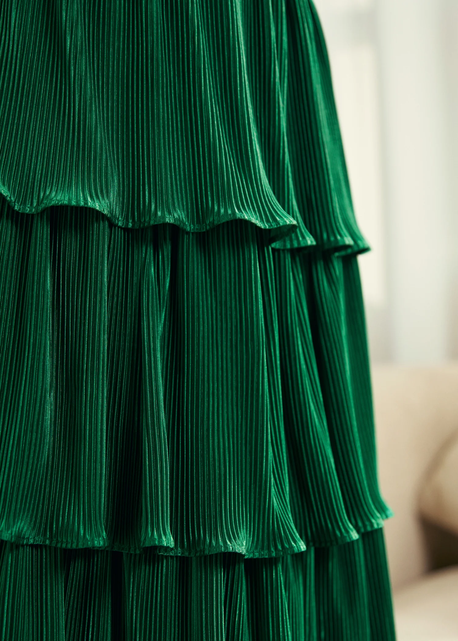 Vintage Tales Tiered Midi Skirt - Image 2