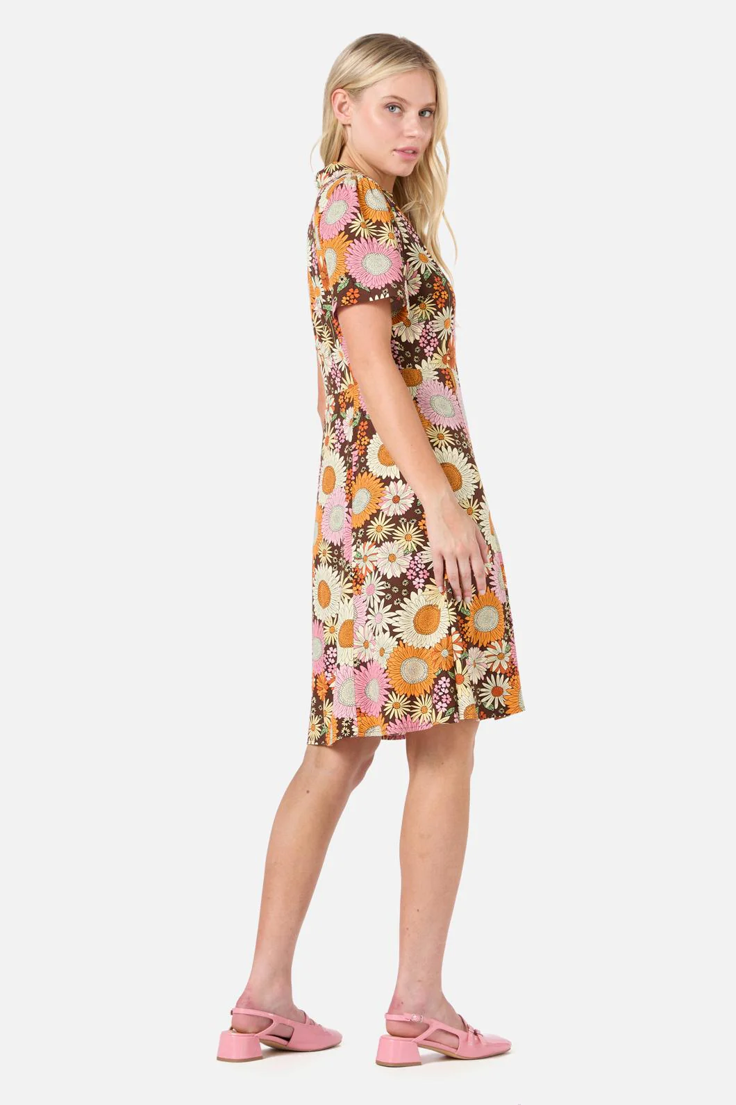 Viva Floral Shirt Dress - Image 5