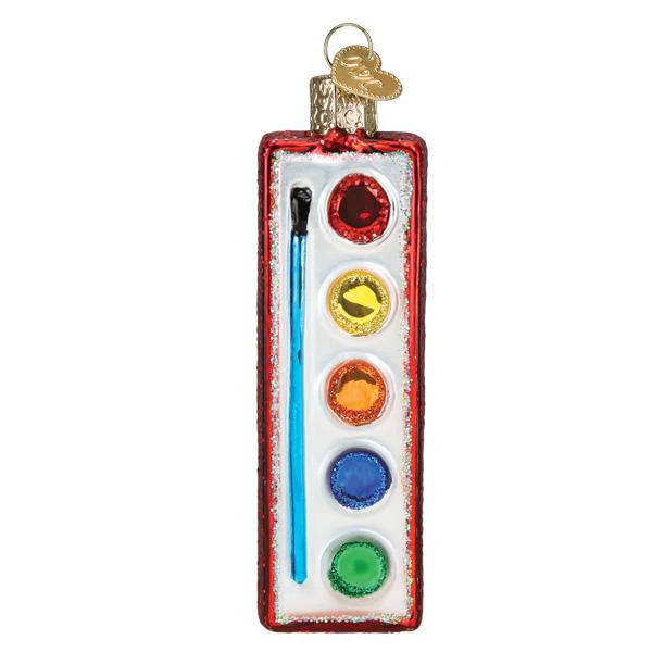 Watercolor Palette Ornament - Image 2