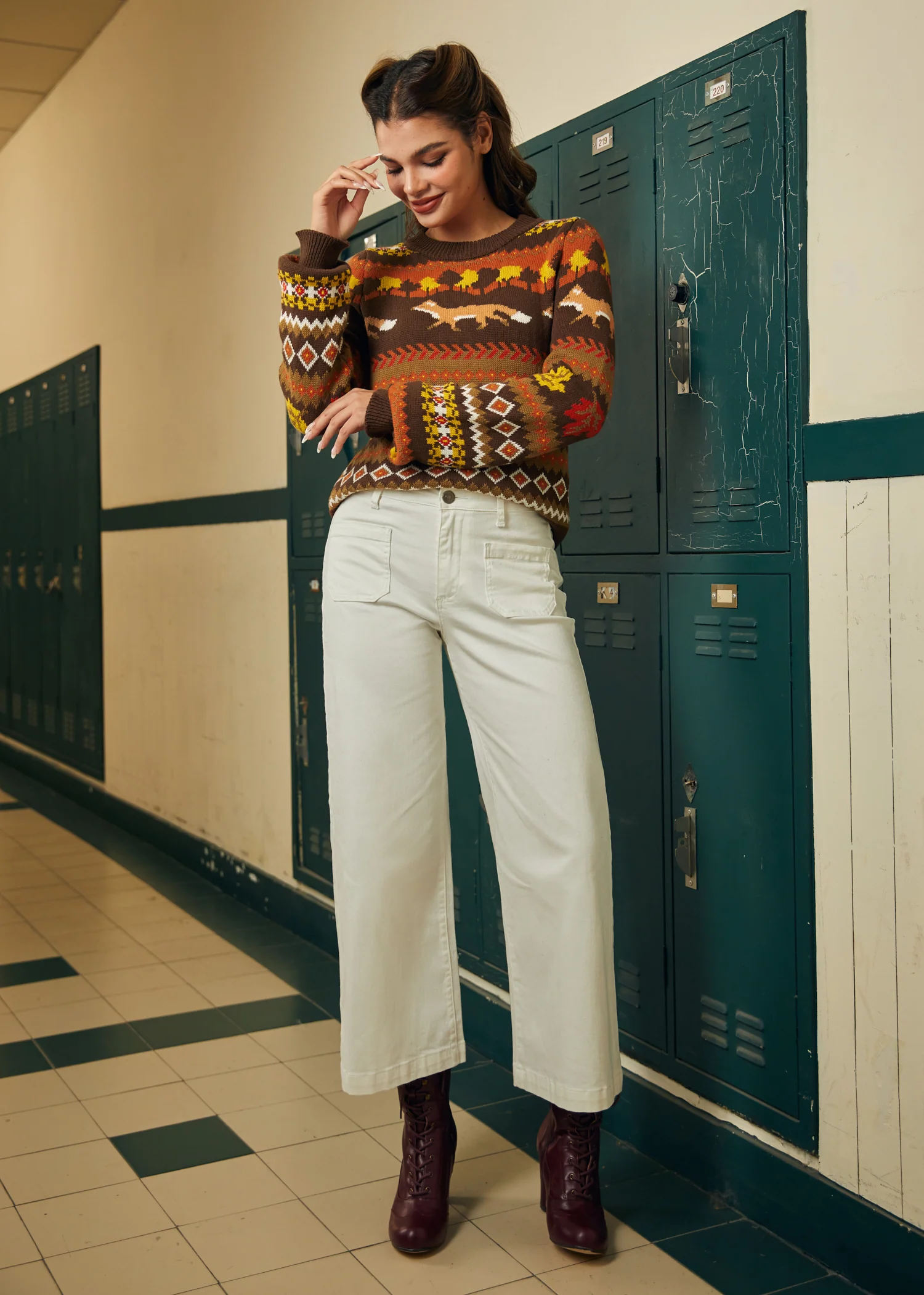 Boho Bliss Wide Leg Crop Pant - Image 3